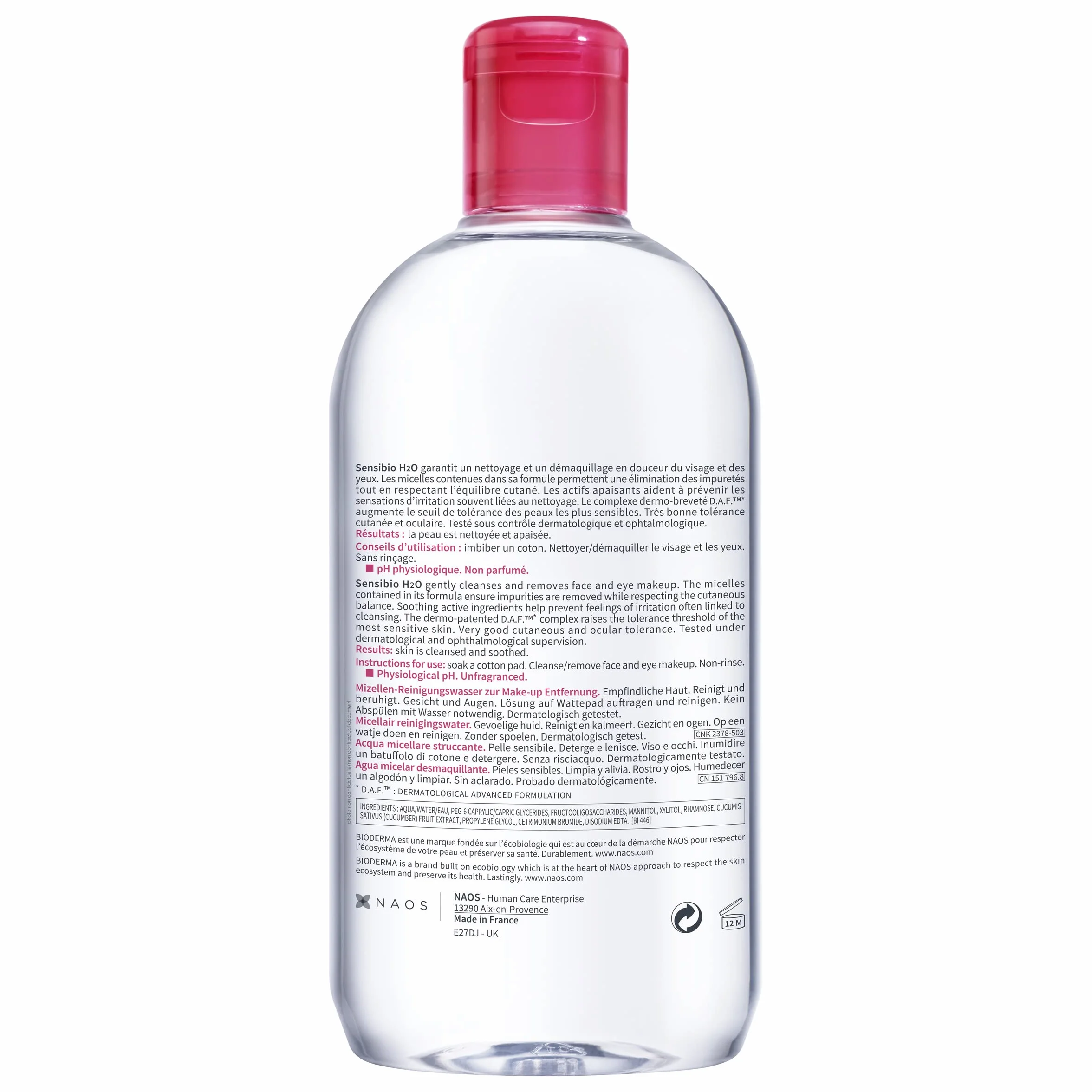 Bioderma, Crema corporal - 500 ml.