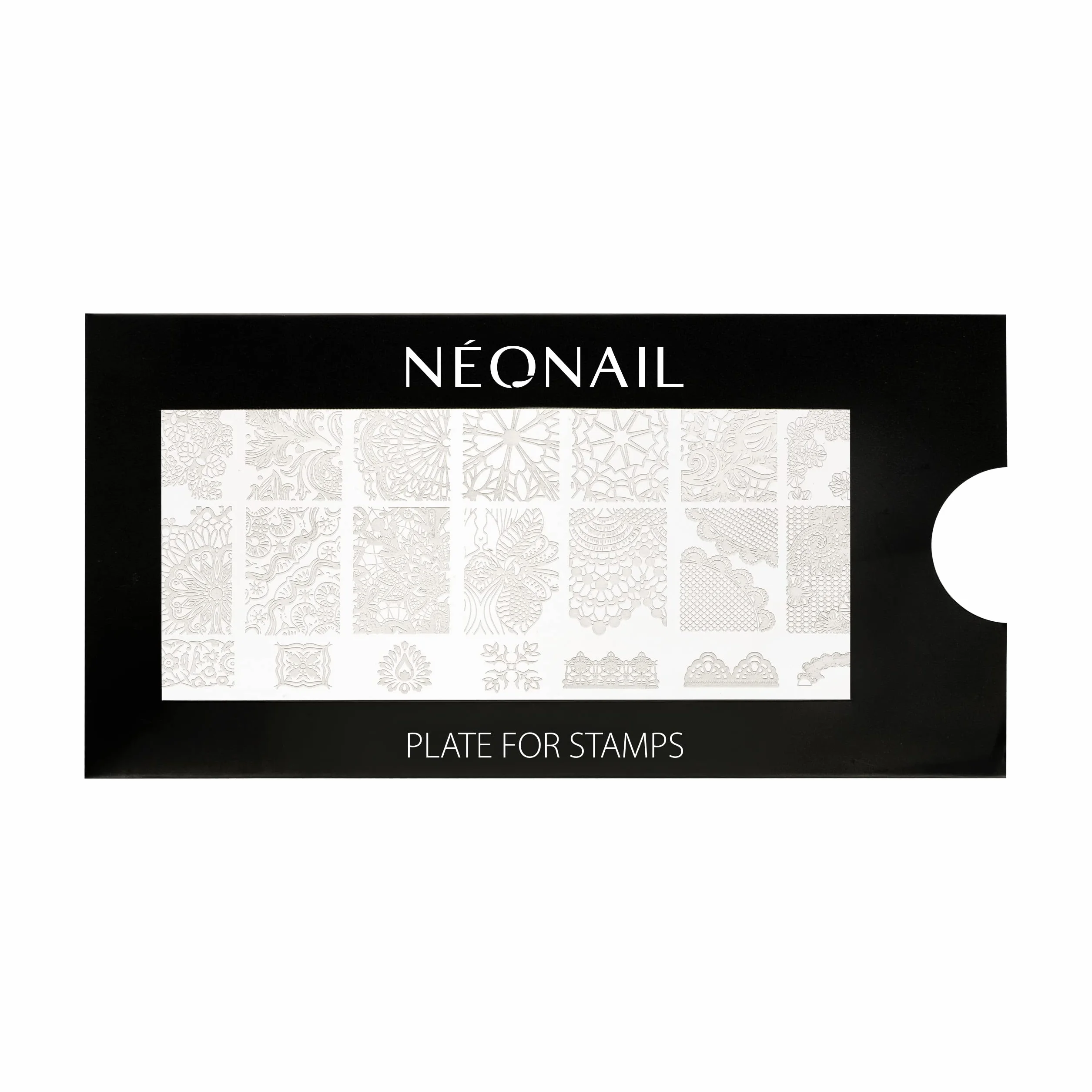 NEONAIL Stamping Plate 10 Płytka do stemplowania, płytka do stemplowania paznokci, płytka do stemplowania, dekoracja paznokci