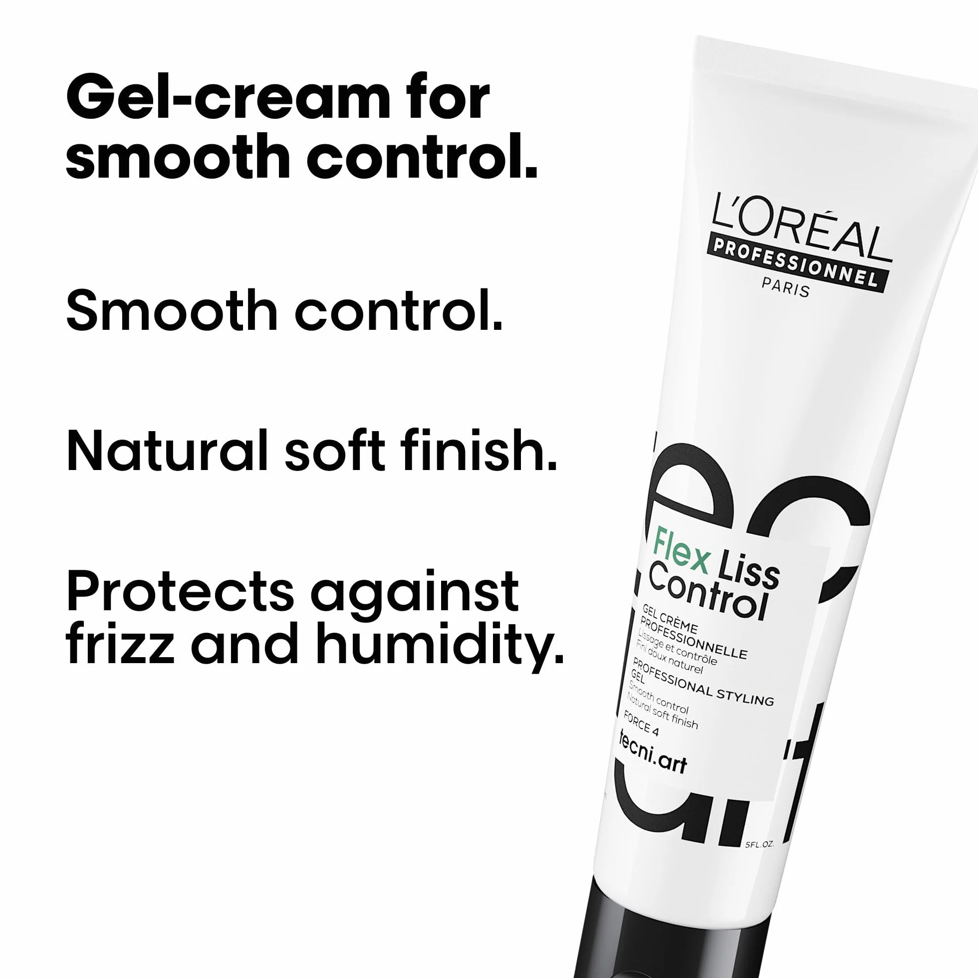L'Oréal Professionnel Tecni.ART Liss Control, do kontroli i wygładzania puszenia się, zdrowe i błyszczące włosy, odpowiednie do każdego rodzaju włosów, 150 ml