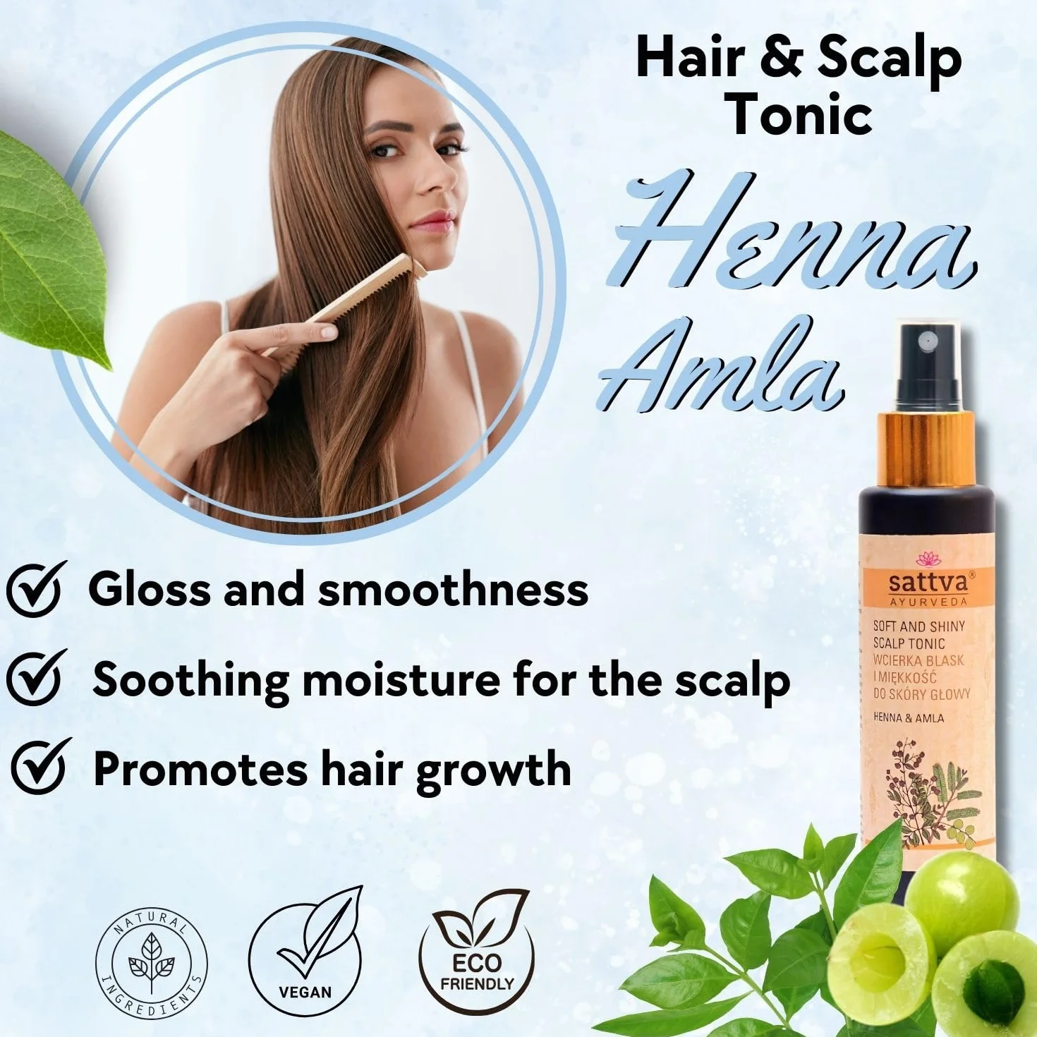 Sattva Ayurveda Wcierka do skóry głowy Tonik do włosów 100 ml