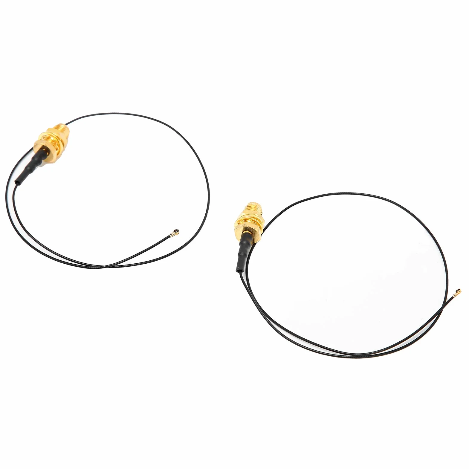 Kabel żeński 4 do RP-SMA, 2 szt. Kabel żeński 4 RP-SMA do Anteny Zewnętrznej M.2 WiFi Bluetooth