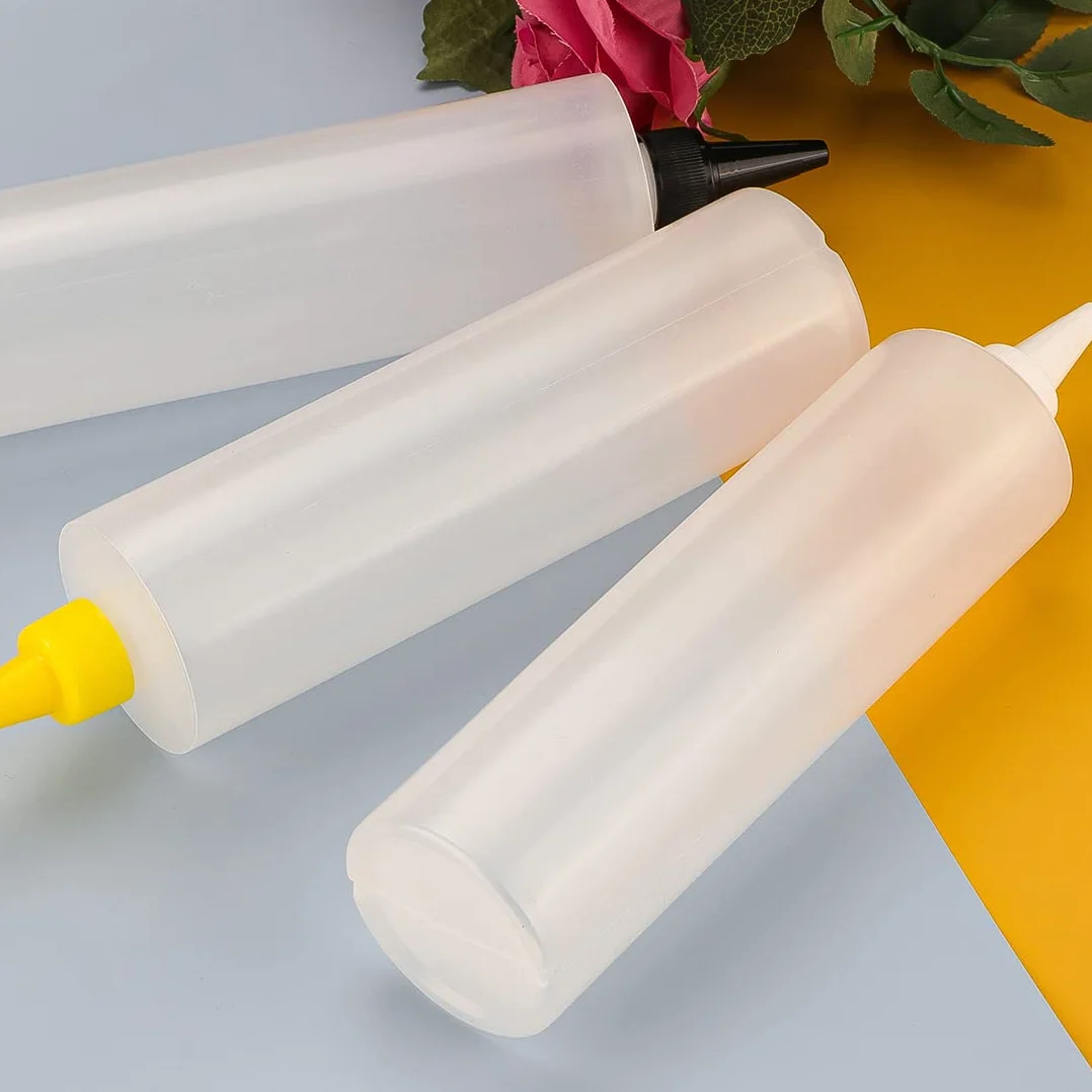 Butelka do wyciskania z tworzywa sztucznego 500 ml 3 szt