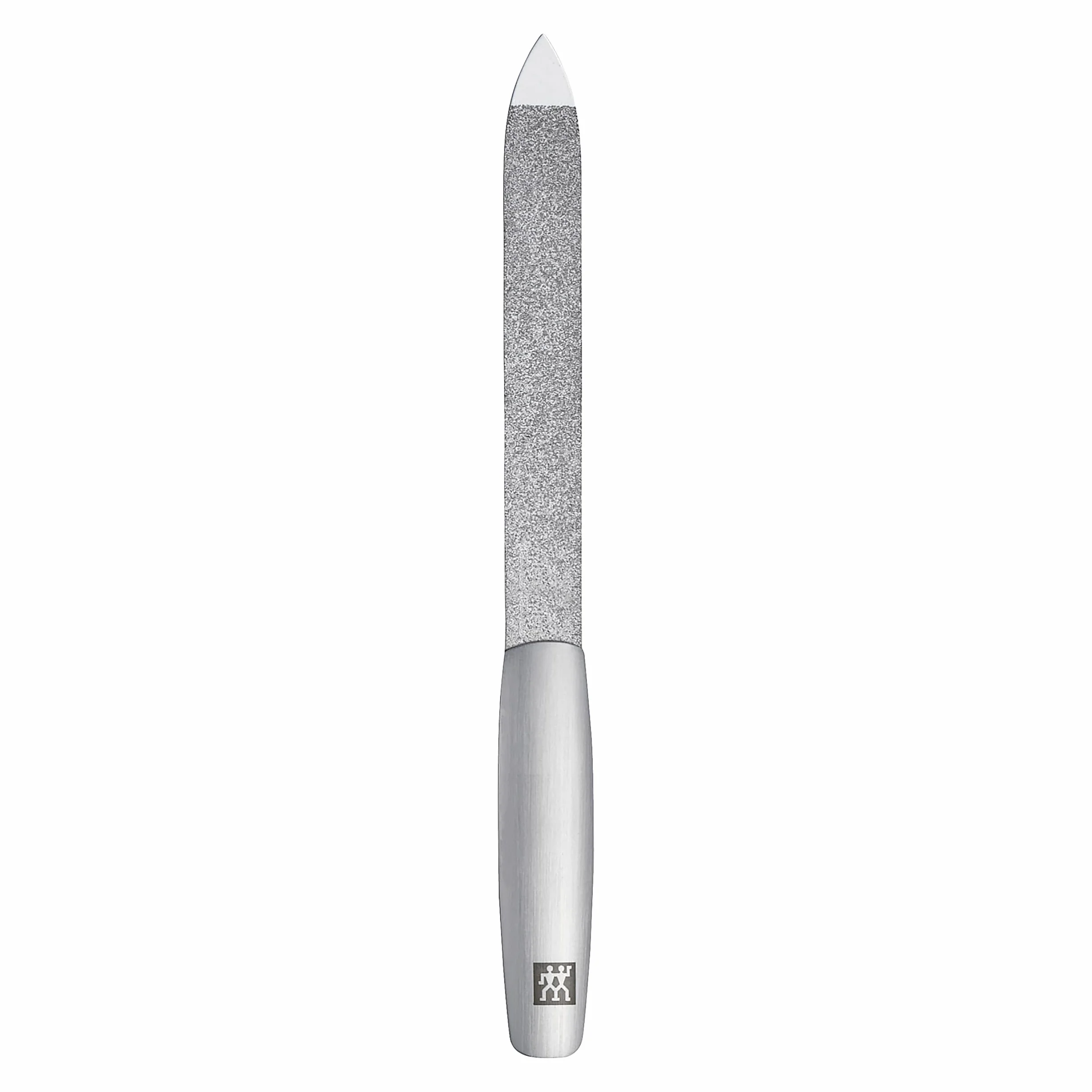 ZWILLING Pilnik do paznokci szafirowy (gruboziarniste i drobnoziarniste powierzchnie do skracania i modelowania, końcówka czyszcząca), premium, srebrny, 130 mm