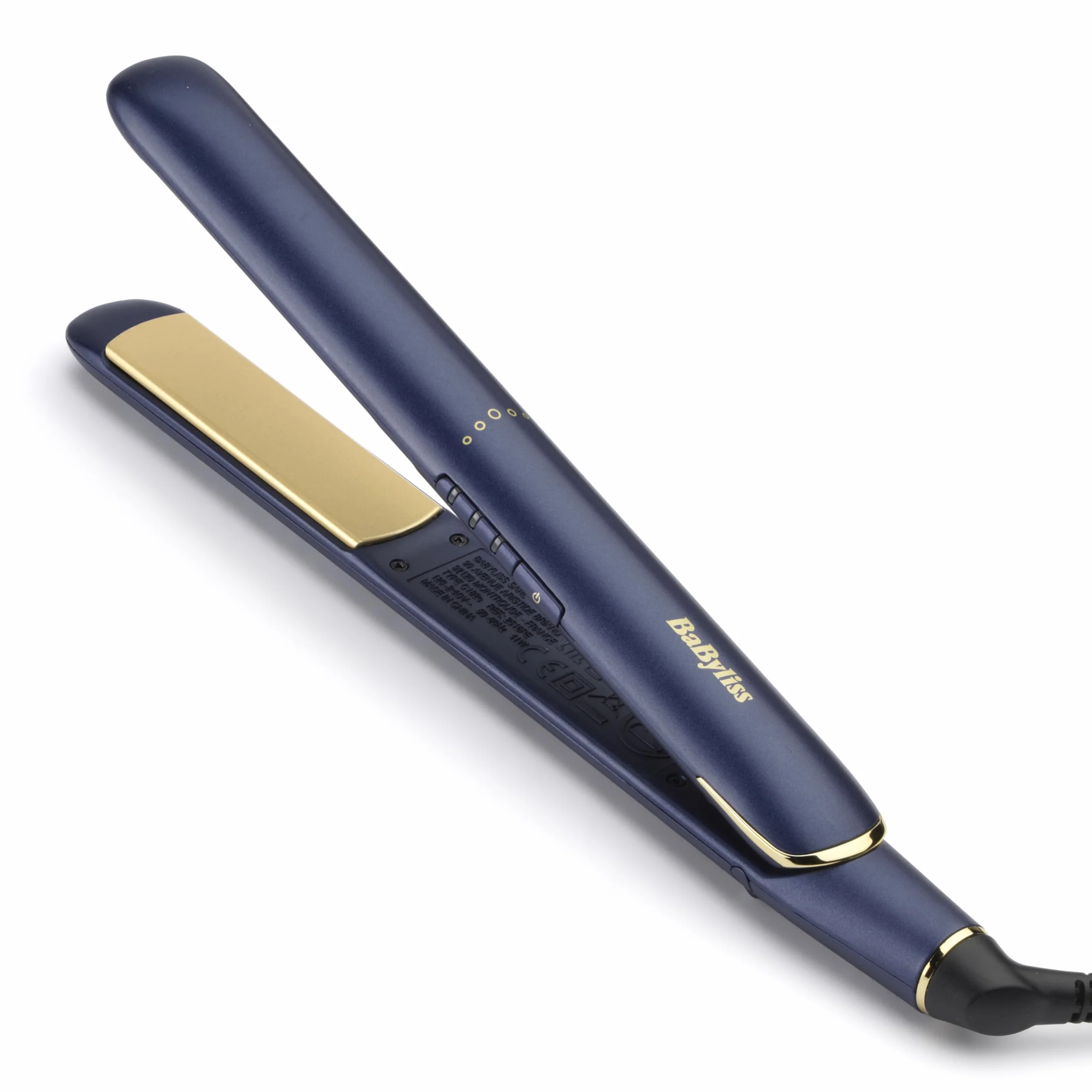 Prostownica BaByliss Midnight Luxe- ceramiczne płytki ruchome zapewniają gładkie prostowanie, szybkie nagrzewanie w 30s., 3 ustawienia temperatury do 235°C, możliwość stosowania na całym świecie,251PE