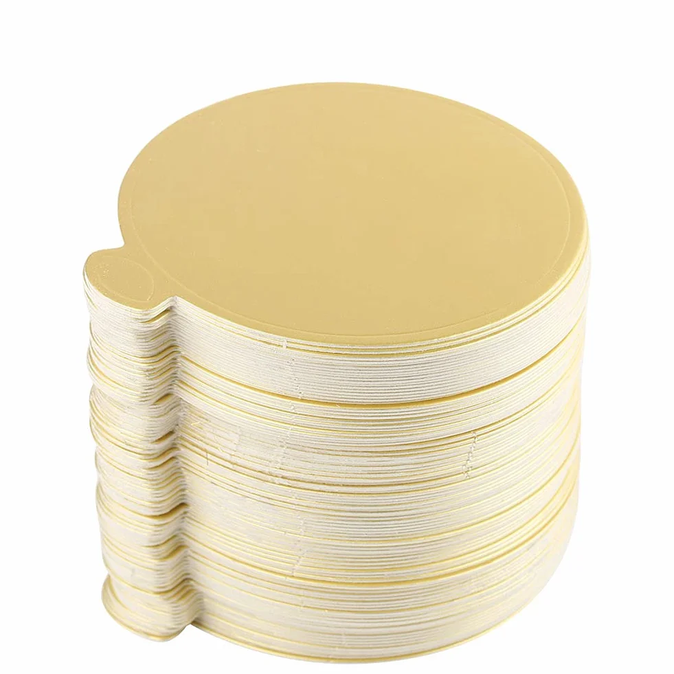 Deski do Ciast, 100 Sztuk, Złoty Papier, 3,54 Cala, Błyszcząca, Taca na Ciasto
