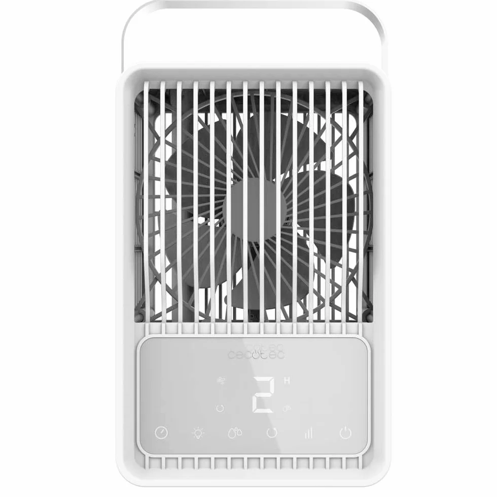 Cecotec EnergySilence 500 DeskChill Inteligentny klimatyzator biurkowy 500 ml sterowanie dotykowe 3 prędkości timer 8-godzinny