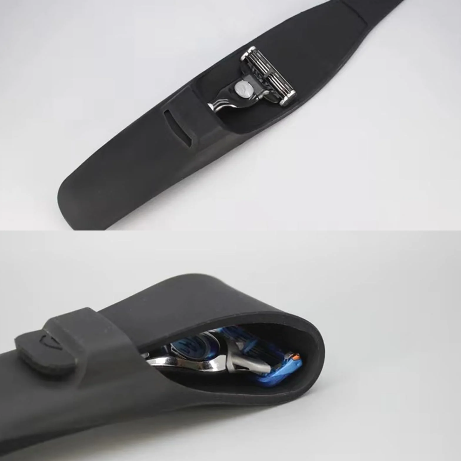 Etui na golarkę, przenośne etui ochronne na golarkę, etui podróżne na maszynkę do golenia, na podróż, kemping, wędrówki, do pracy lub użytku rodzinnego, zapewnia doskonałą ochronę, 4 sztuki