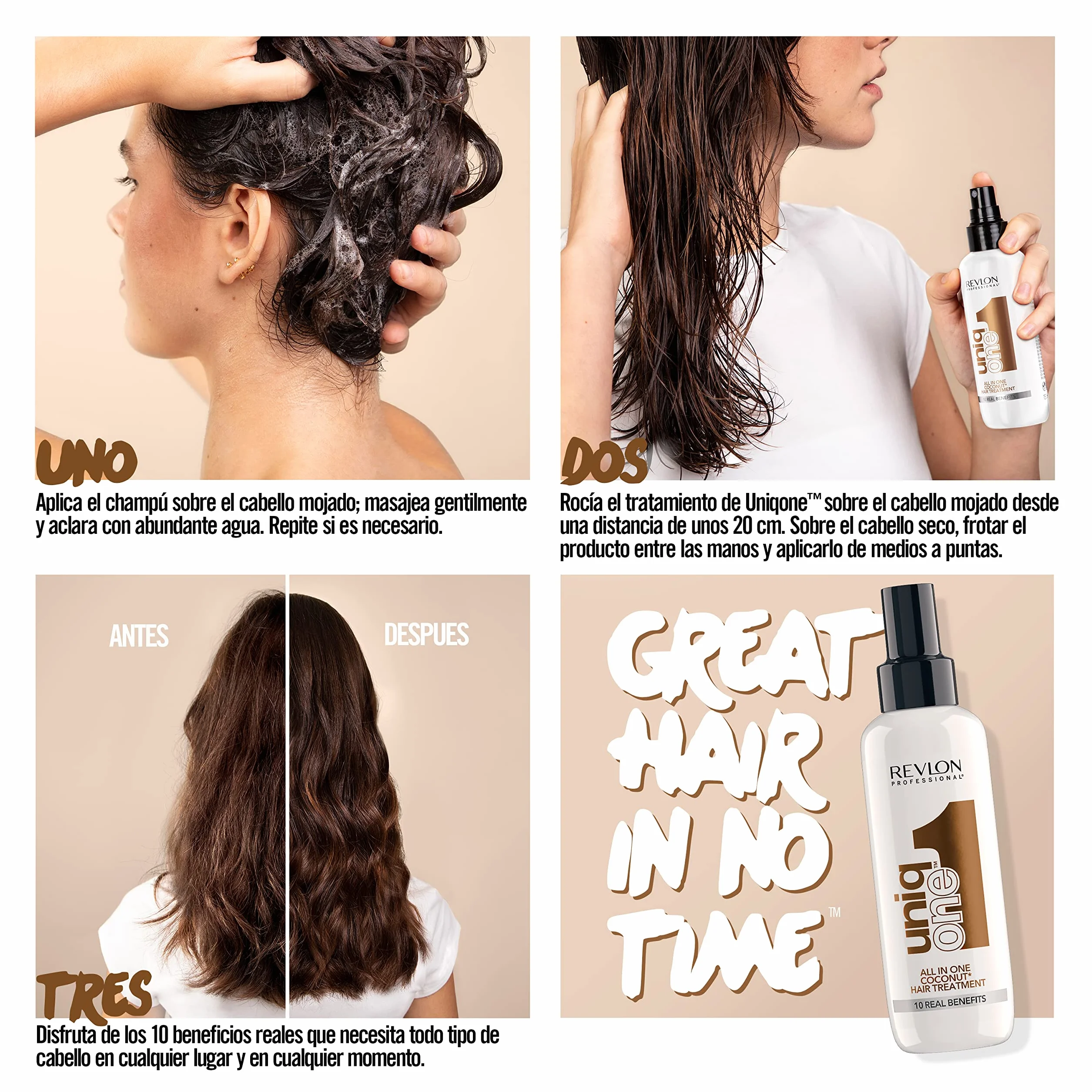 Revlon Professional Uniqone Hair Treatment Coconut, 150 ml