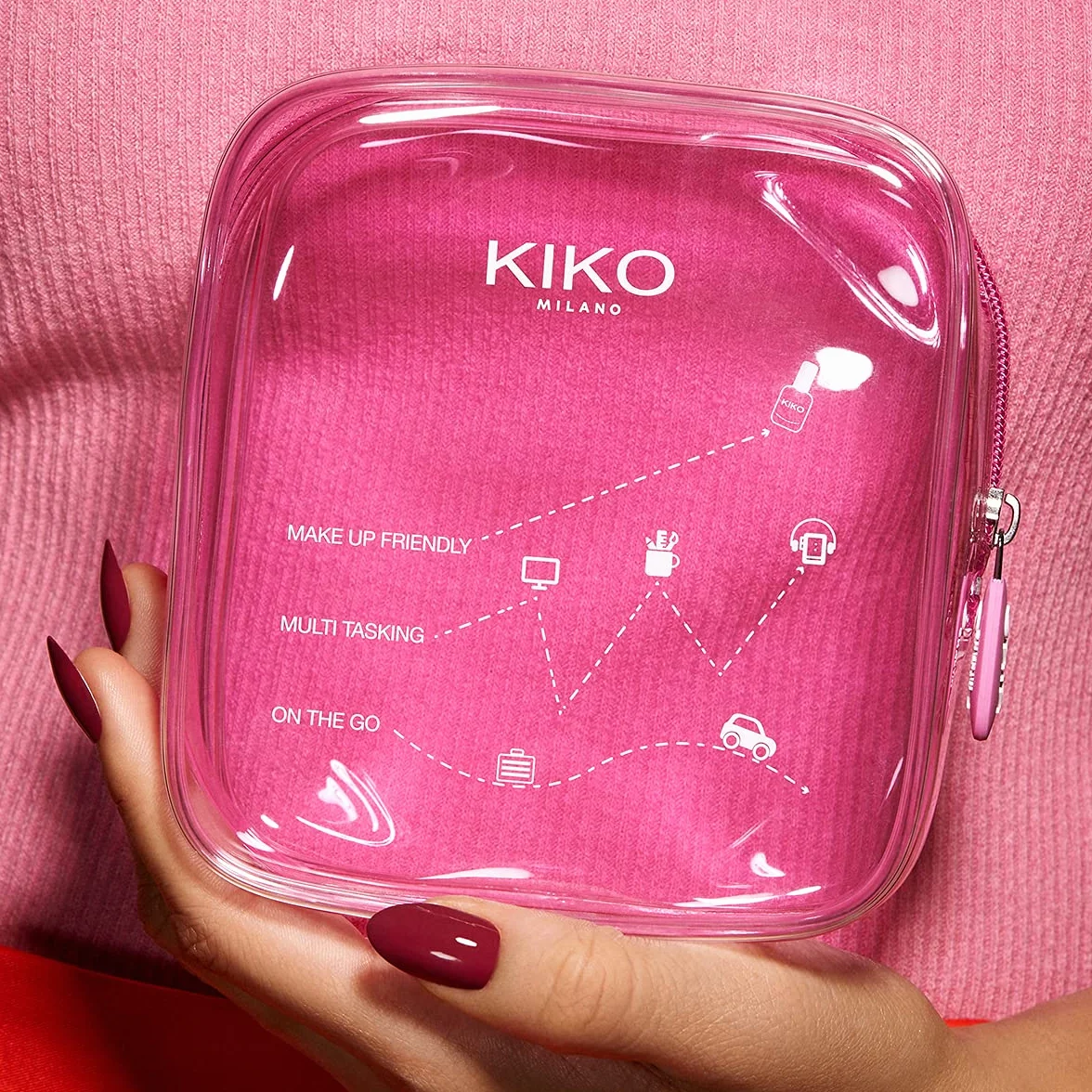 KIKO Milano Mini Pochette | Przezroczysta Minikosmetyczka