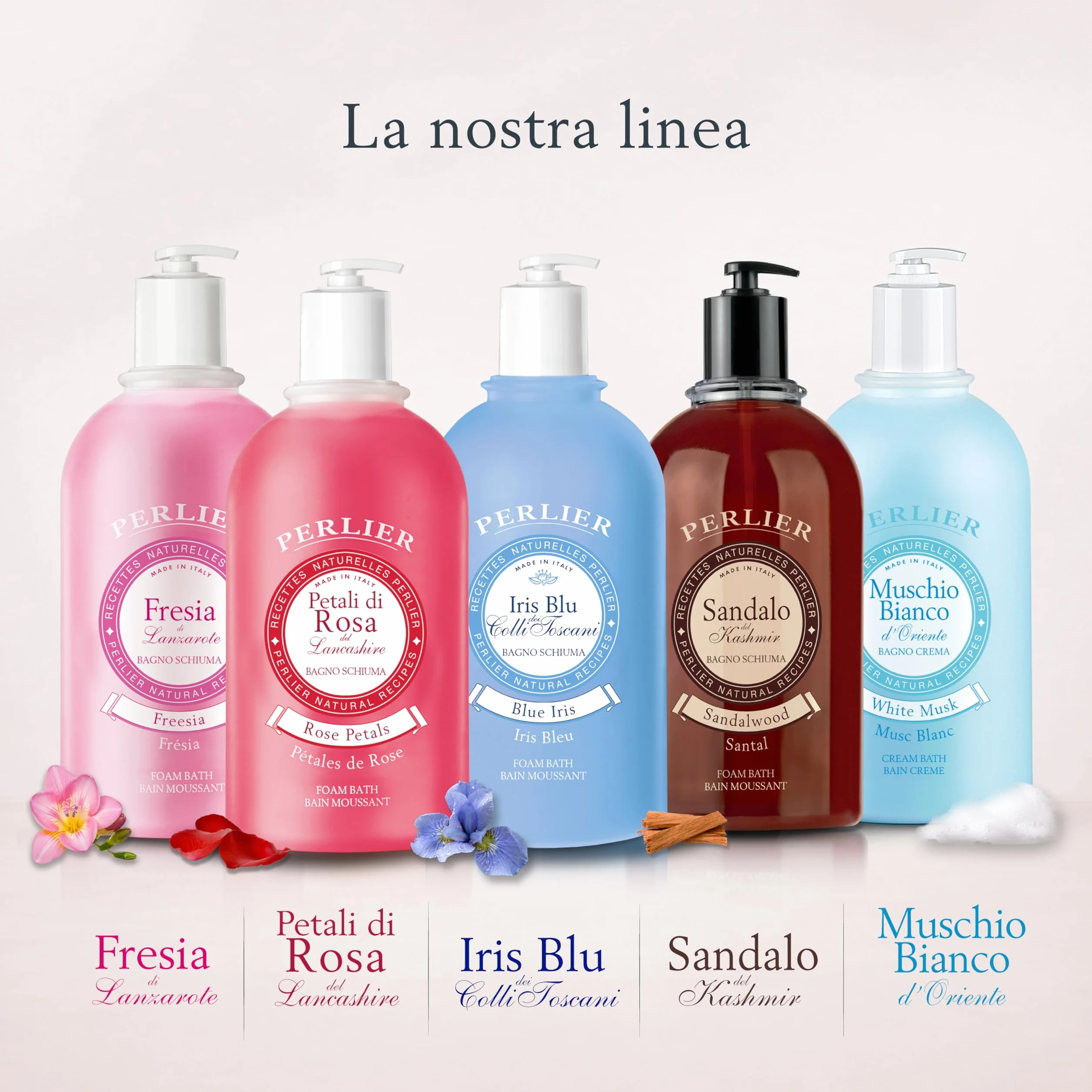 Perlier Płyn do kąpieli Freesie firmy Lanzarote – 3000 ml z dozownikiem