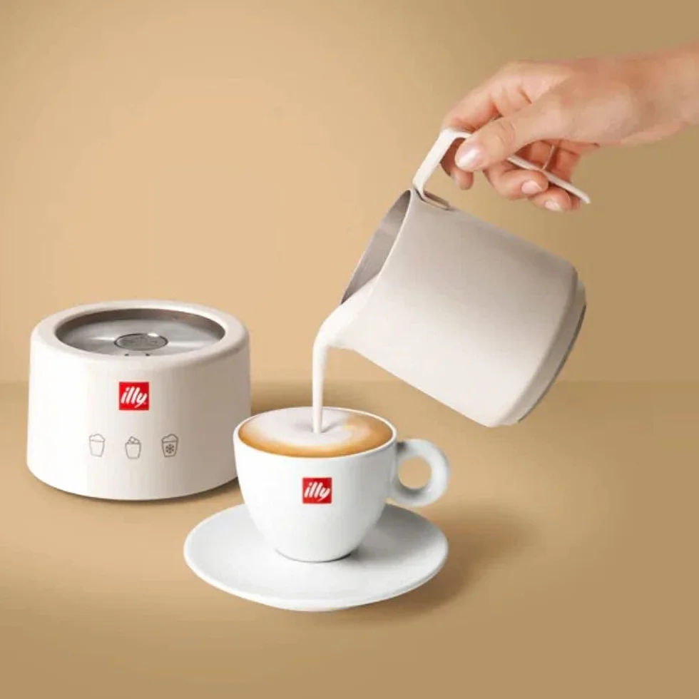 illy Cappuccinatore Montalatte Elettrico Bianco