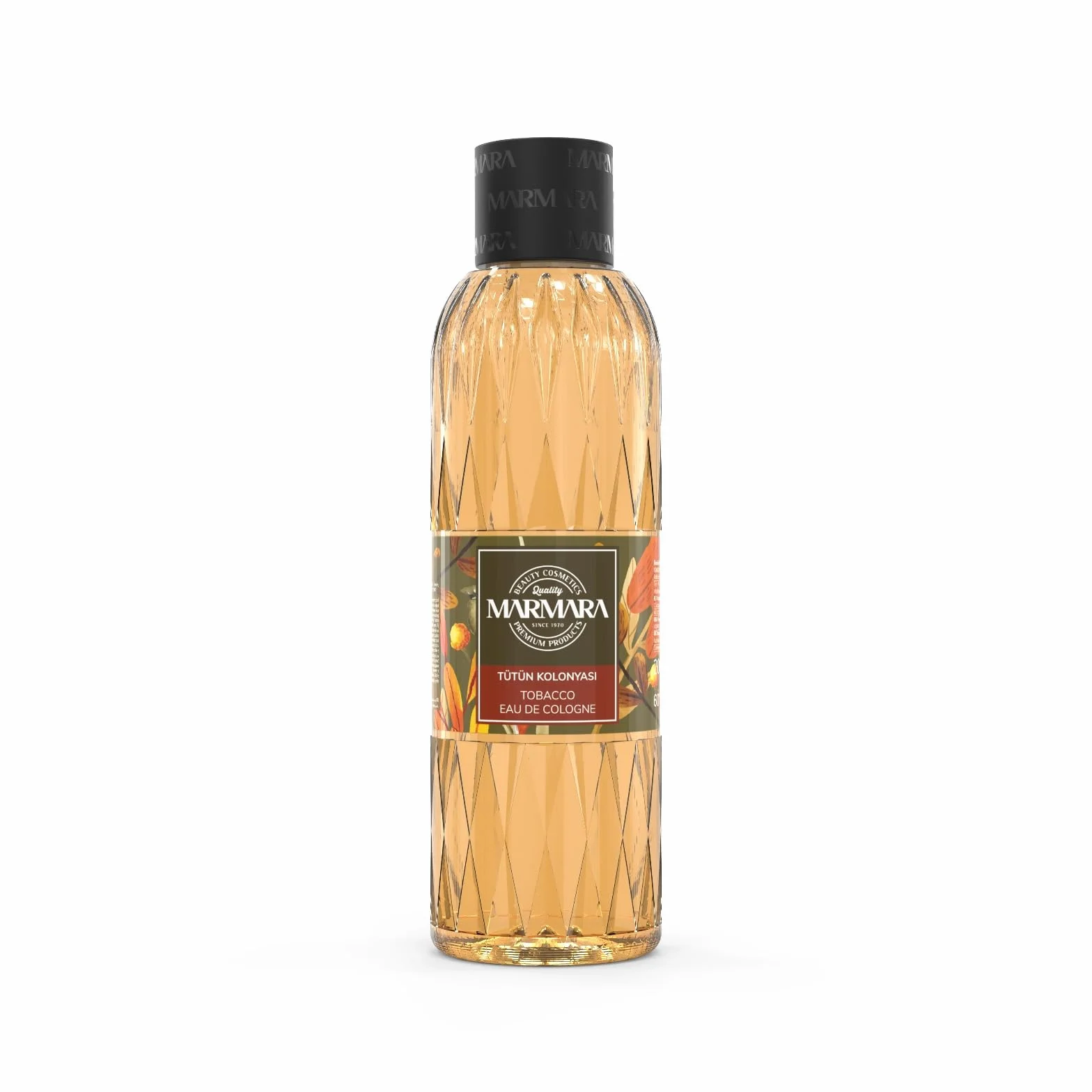 MARMARA After Shave Cologne tytoń 200 ml | zielony tytoń kolonya | woda po goleniu męska woda zapachowa | turecka woda do rąk | woda kolońska | korzenny zapach tytoniu