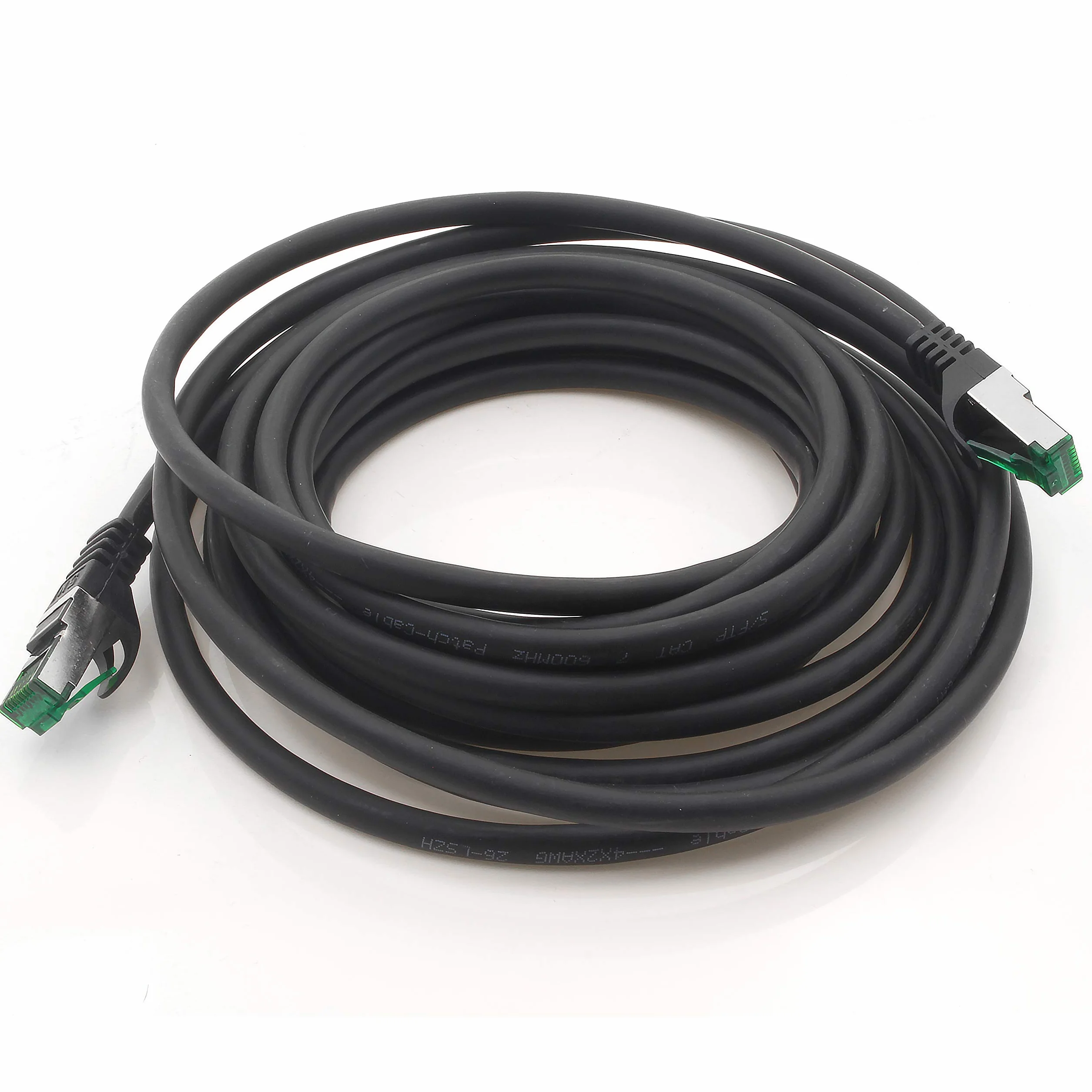 1aTTack.de kabel Ethernet cat.7, sieć LAN, 10 GBASE-T - 10 000 Mbps (Sftp Pimf) podwójnie ekranowany kabel przyłączeniowy RJ45, wtyczka cat.6a