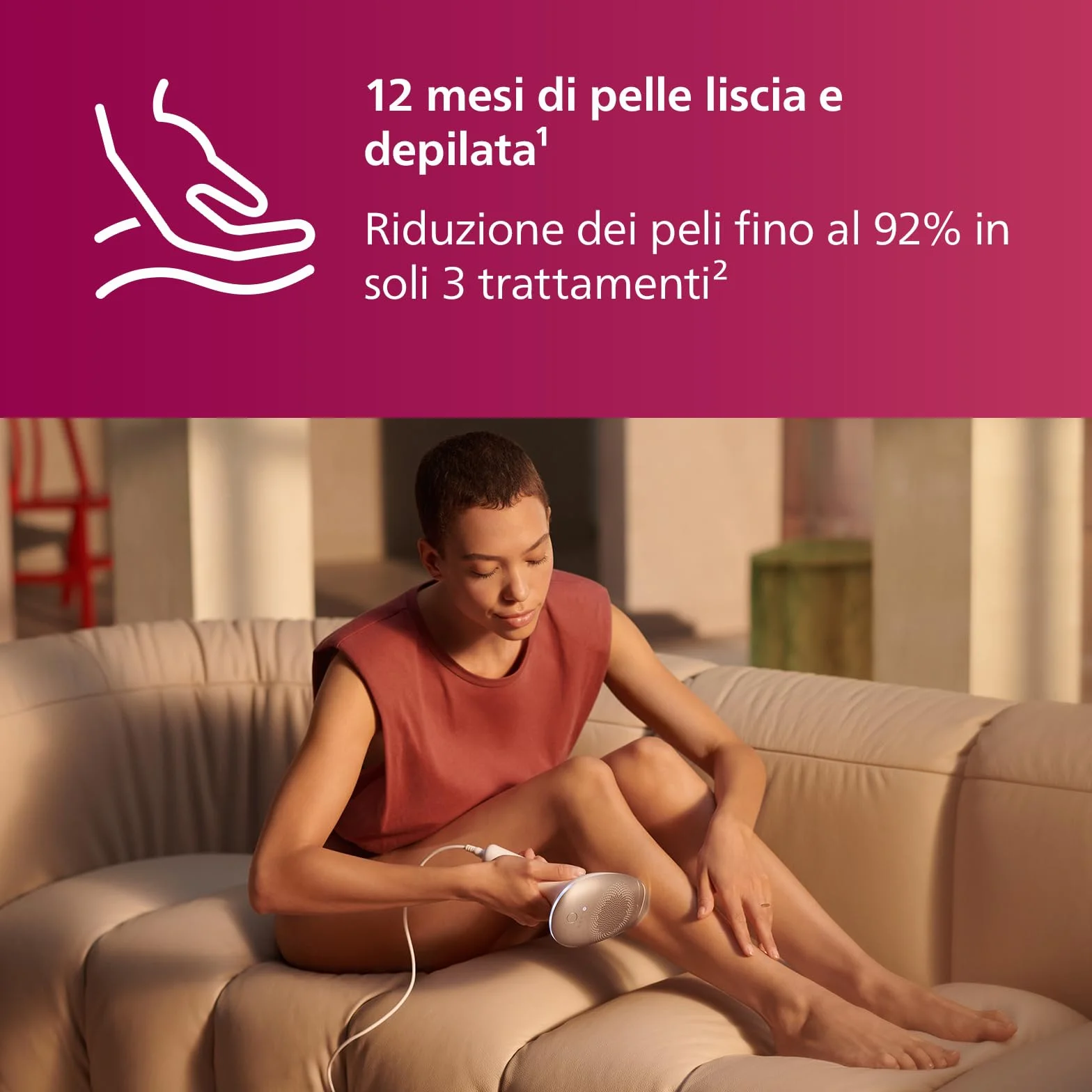PHILIPS Lumea Advanced IPL Depilator Laserowy, Biały, ‎24.8 x 29.7 x 28 cm,