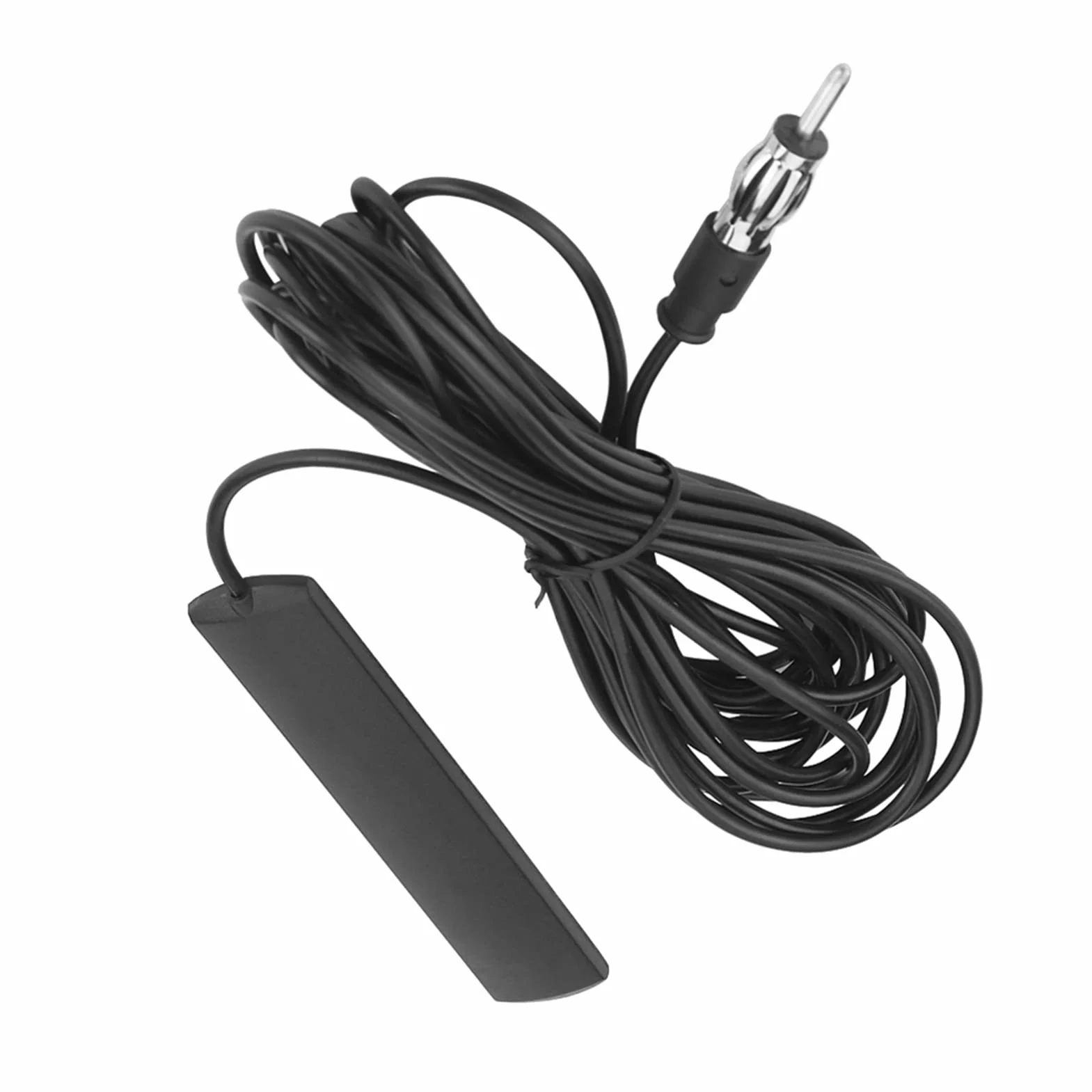 Akozon Universal Car FM Radio Antena Patch Antena Antena Mocowanie 5M Kabel