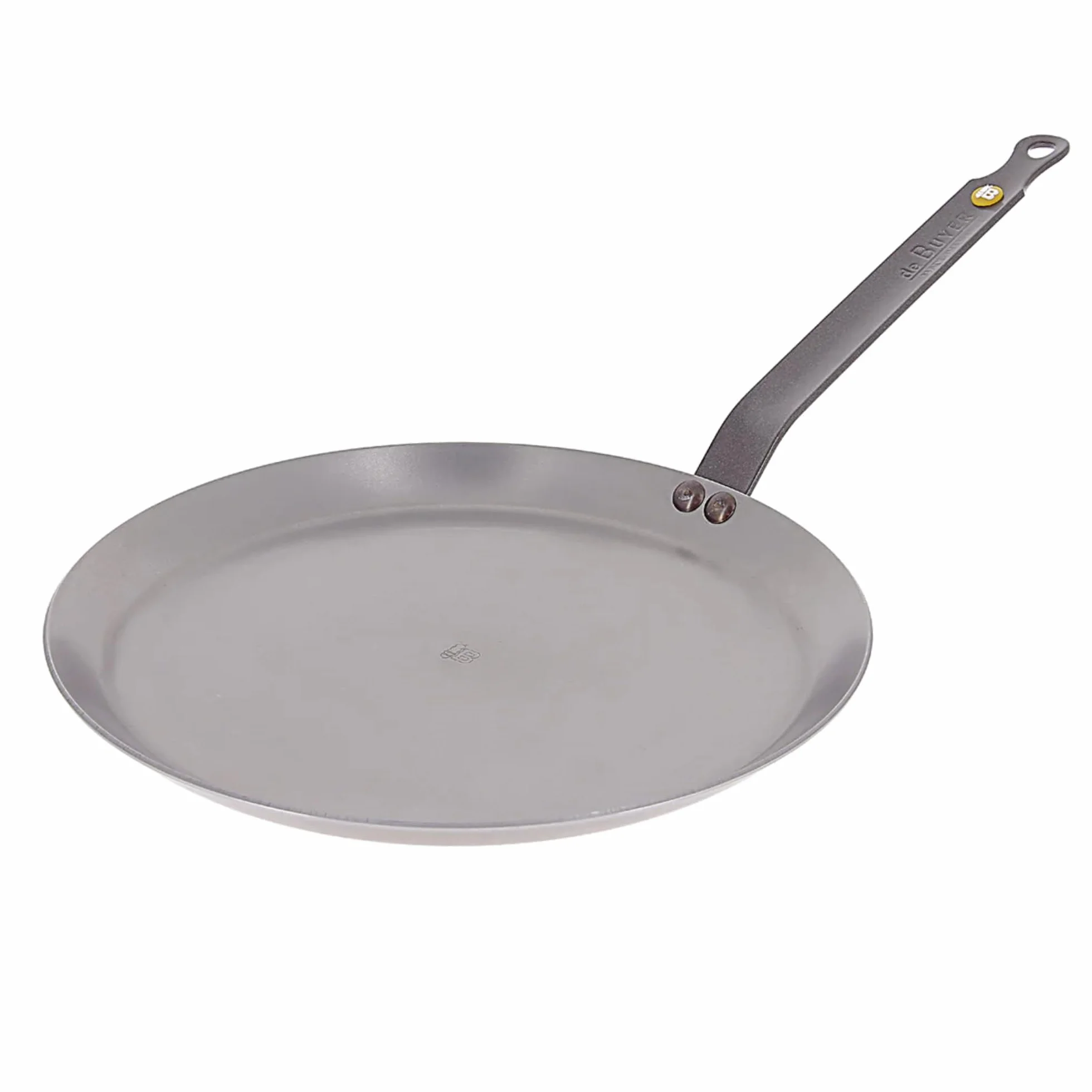 de Buyer Patelnia do naleśników MINERAL B ze stali żelaznej 30 cm srebrna