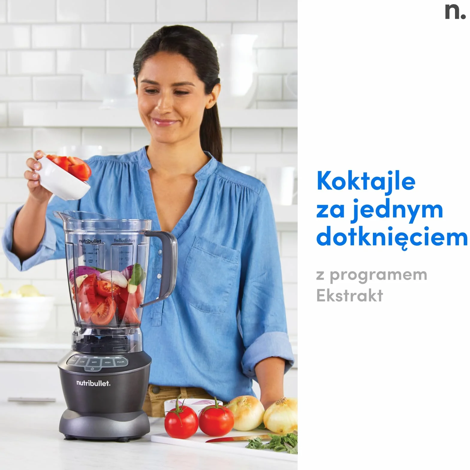 Nutribullet NBF-28500-1007DG Mikser 1000 W 1,6 L Ciemnoszary