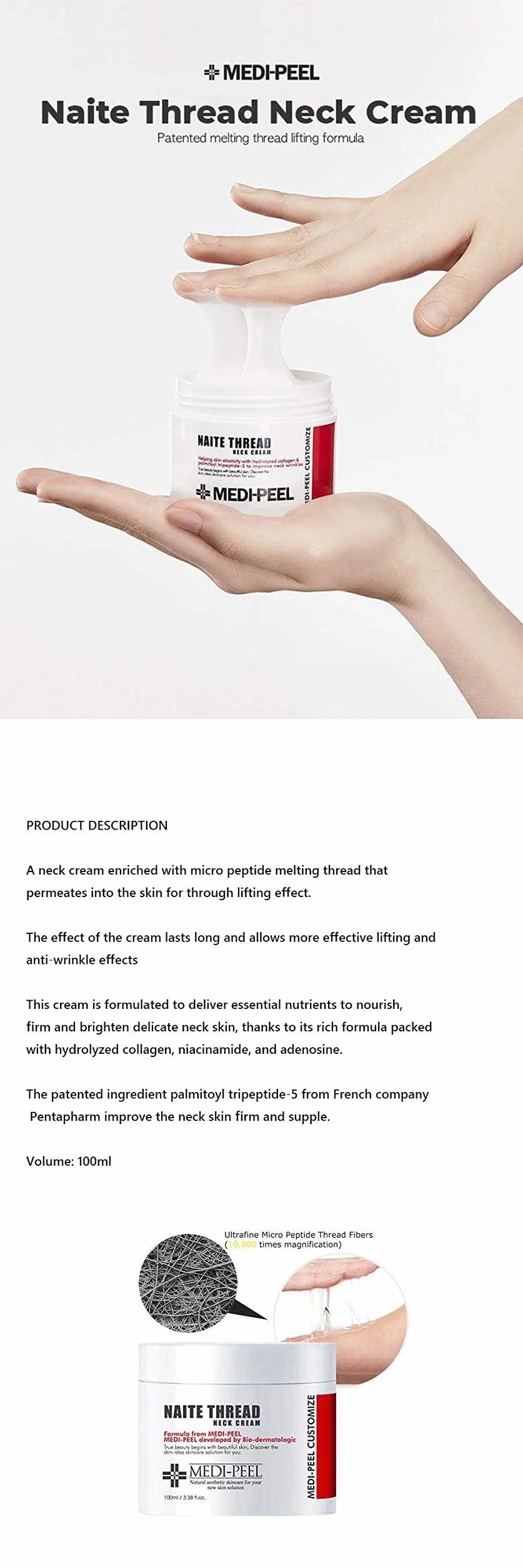 MEDI-PEEL Naite Thread Neck Cream 100 ml