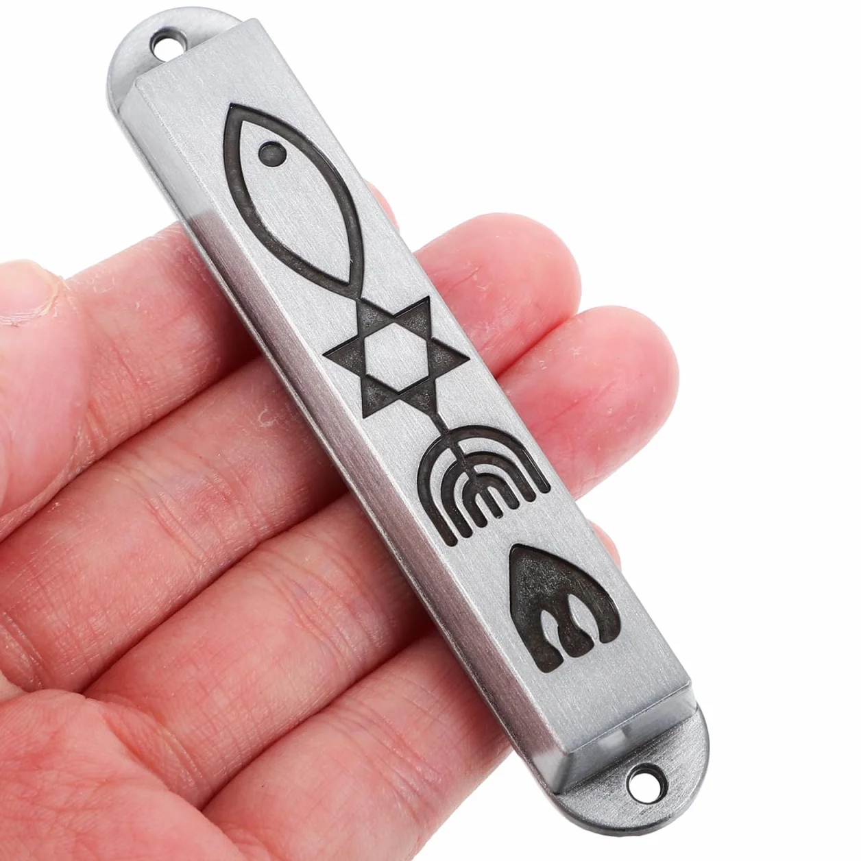 Amosfun Mezuzah Metalowa Dekoracyjna 10 Sztuk Judaica