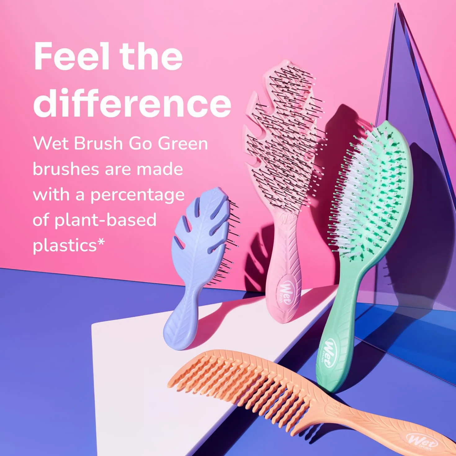 Wet Brush Go Green Mini szczotka do rozczesywania włosów zielona