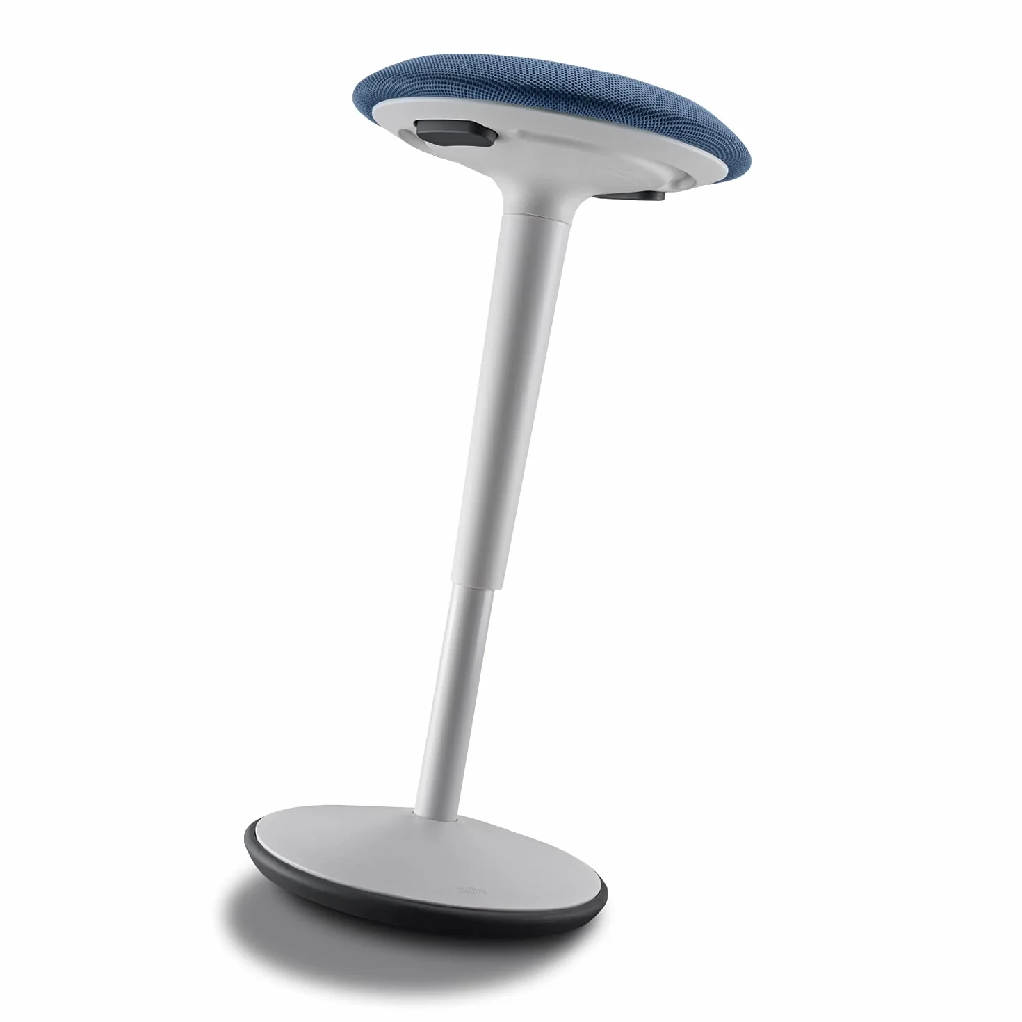 Sedus Se:fit, ergonomiczny taboret, stołek stojący, pomoc w stanie, niebieski, szary, tworzywo sztuczne, gumowa podstawa, 53-80 cm, regulacja wysokości