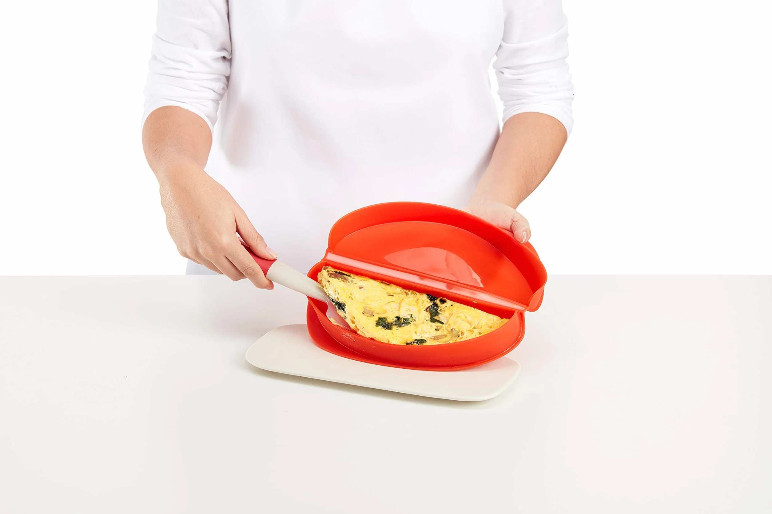 Lékué garnek do omletów 0,25 l czerwony