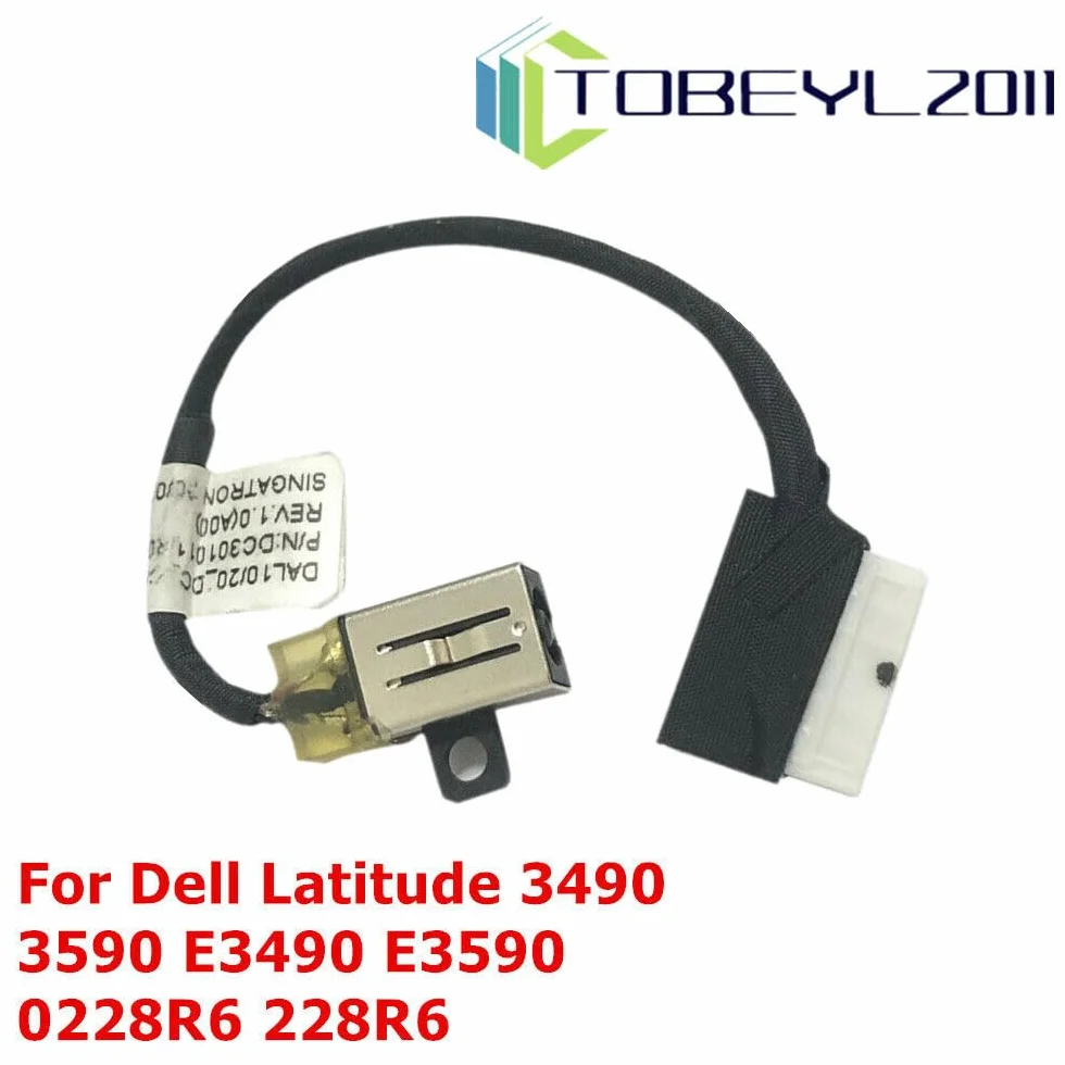 Złącze zasilania DC Ładowarka Power Jack do Dell Inspiron 14 3480 3481 3482 3490 3493 5493 5494 15 3580 3581 3582 3583 3584 3585 3590 3593 0228R622DC301011R00 DC301012300 DC Power Dock