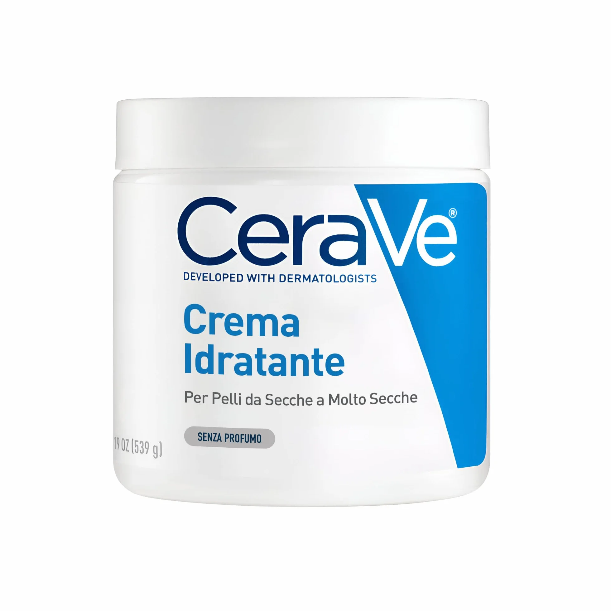 CeraVe - Balsam nawilżający - Odżywia, nawilża i pomaga przywrócić barierę skórną - Twarz i Ciało - Kwas hialuronowy + 3 Niezbędne Ceramidy - Bez perfum - Skóra sucha i bardzo sucha - 542 ml
