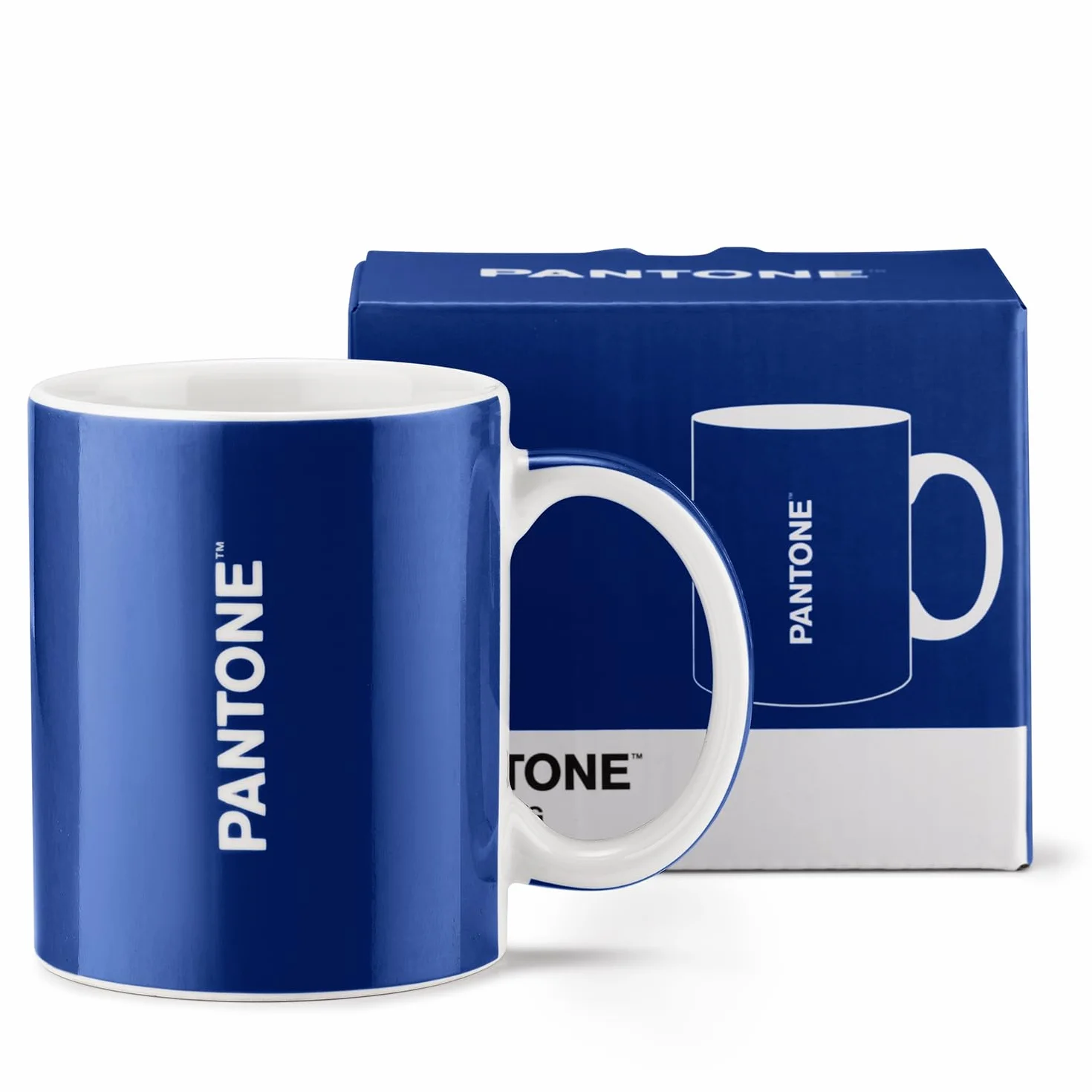PANTONE Kubek porcelanowy 350 ml Trwały, odporny na zabrudzenia, zarysowania, zapachy - filiżanki do kawy, do zmywarki i kuchenki