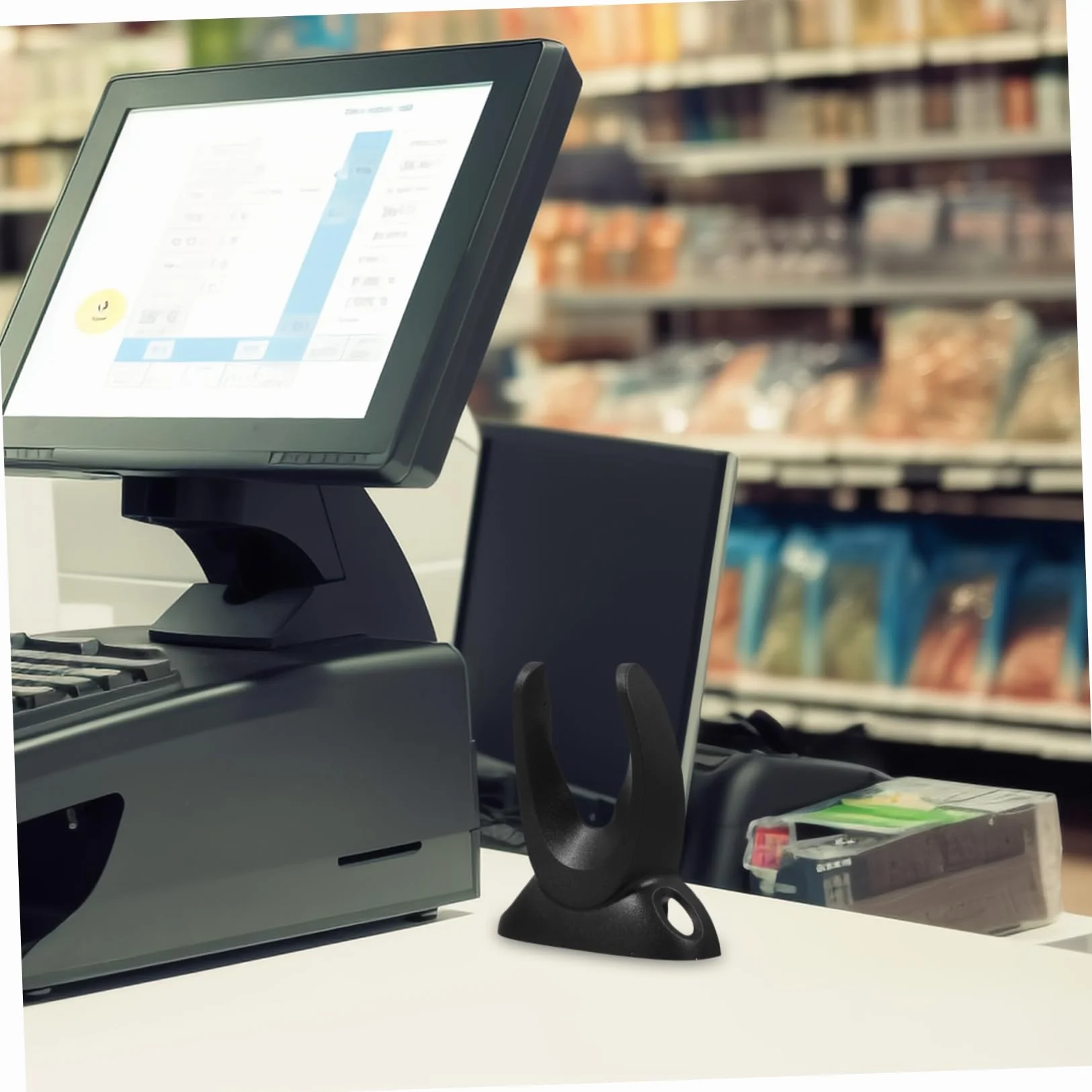 Uchwyt Czytnika Skanera Ręcznego Uchwyt Skanera Uchwyt Ścienny Montaż do Artykułów Supermarketu