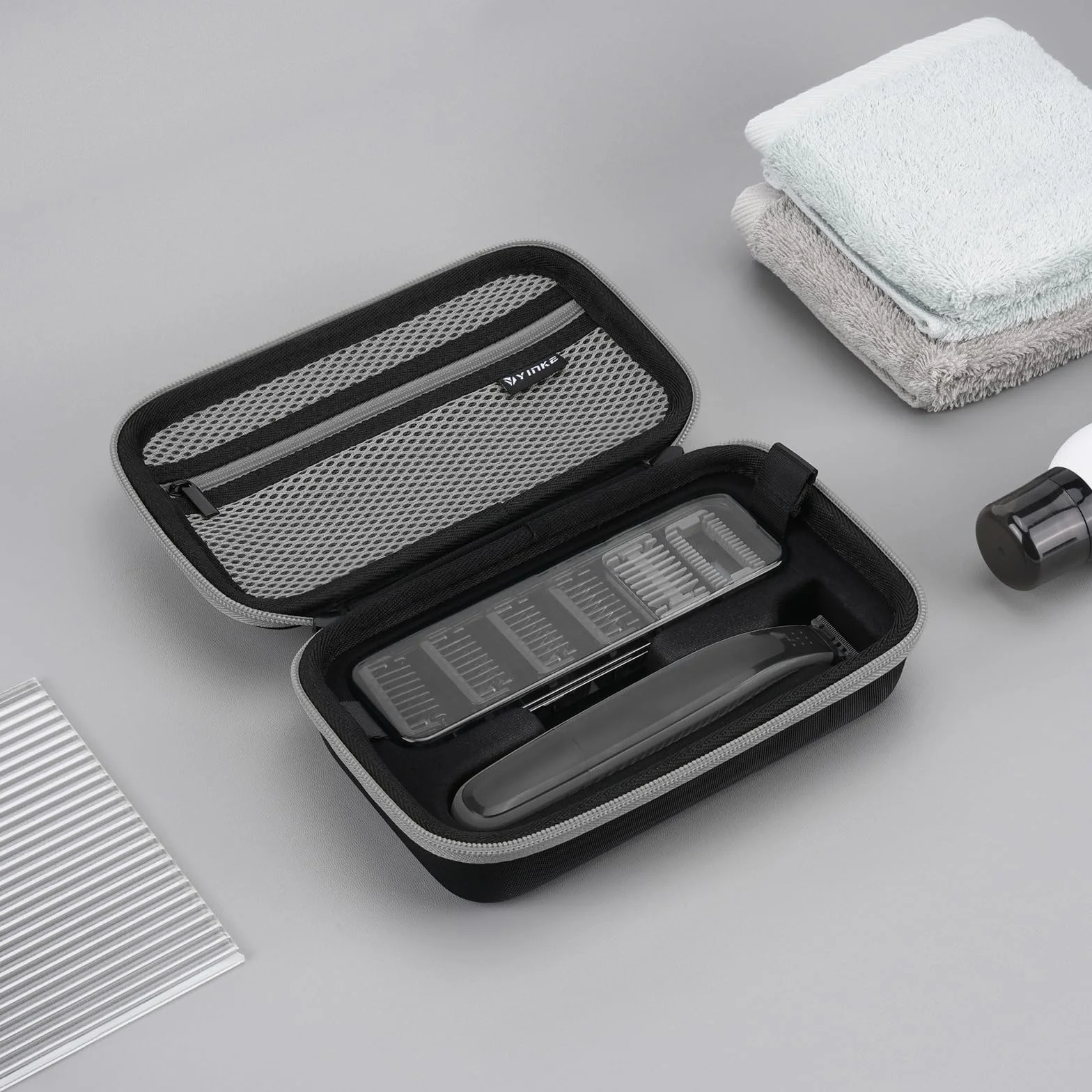 Etui podróżne dla OneBlade QP2520/QP2530/QP2620/QP2630, twarda obudowa EVA, wodoszczelne, odporność na uderzenia, uchwyt na ostrze