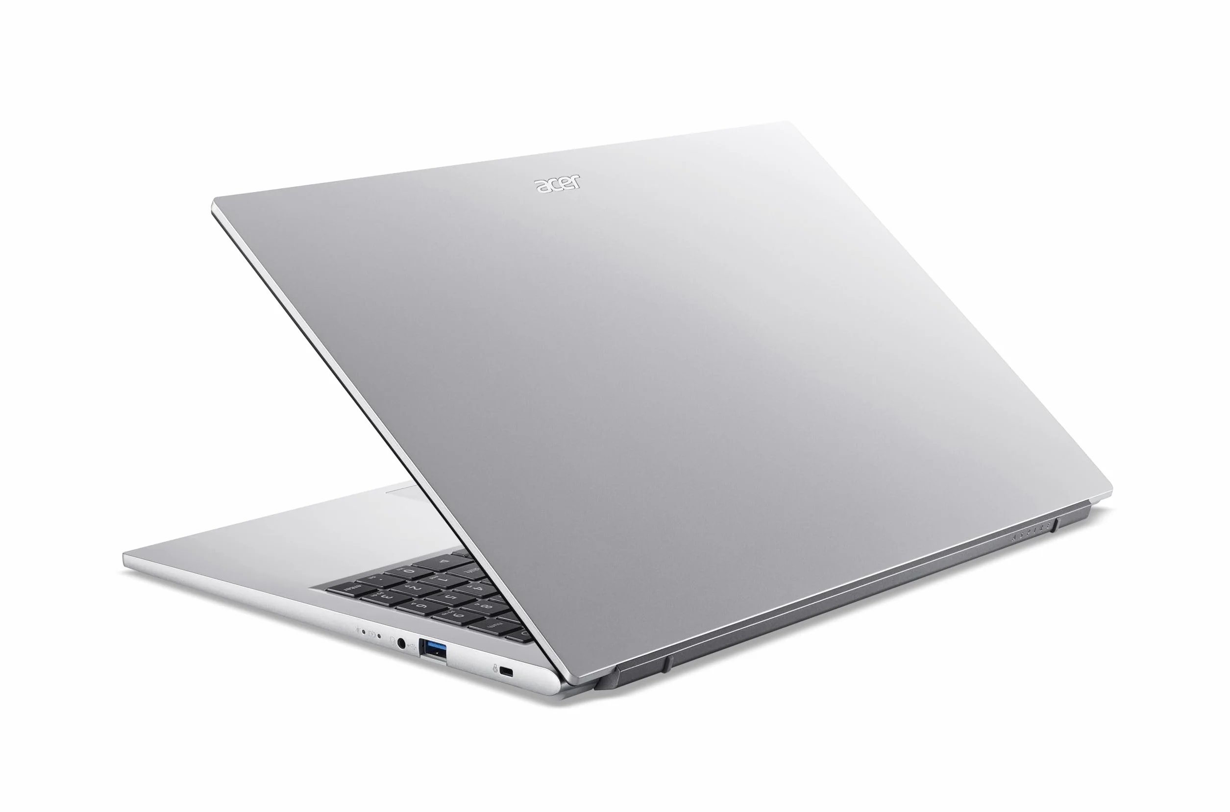 Acer Aspire Go 15 (AG15-72P-52M0) laptop, wyświetlacz FHD IPS 15,6", Intel Core 5 120U, 16 GB RAM, 512 GB SSD, karta graficzna Intel, Windows 11, klawiatura QWERTY, srebrna
