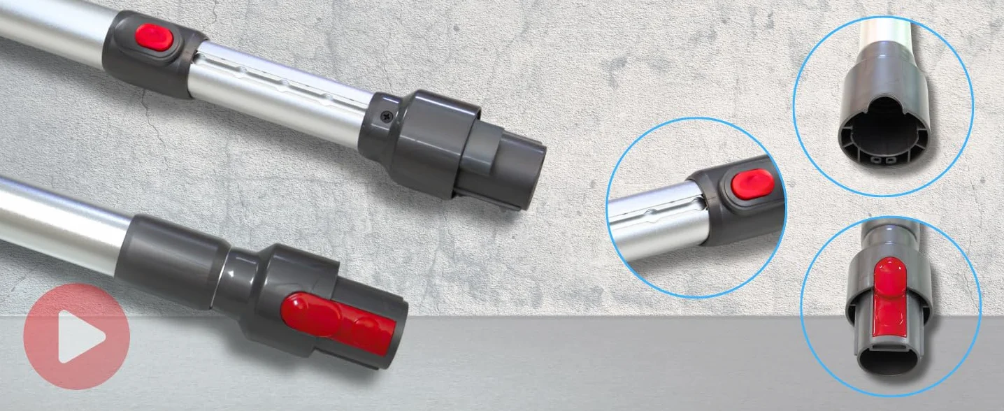 Svoyon Drążek teleskopowy 46-70 cm kompatybilny z Dyson V15 V11 V10 V8 V7