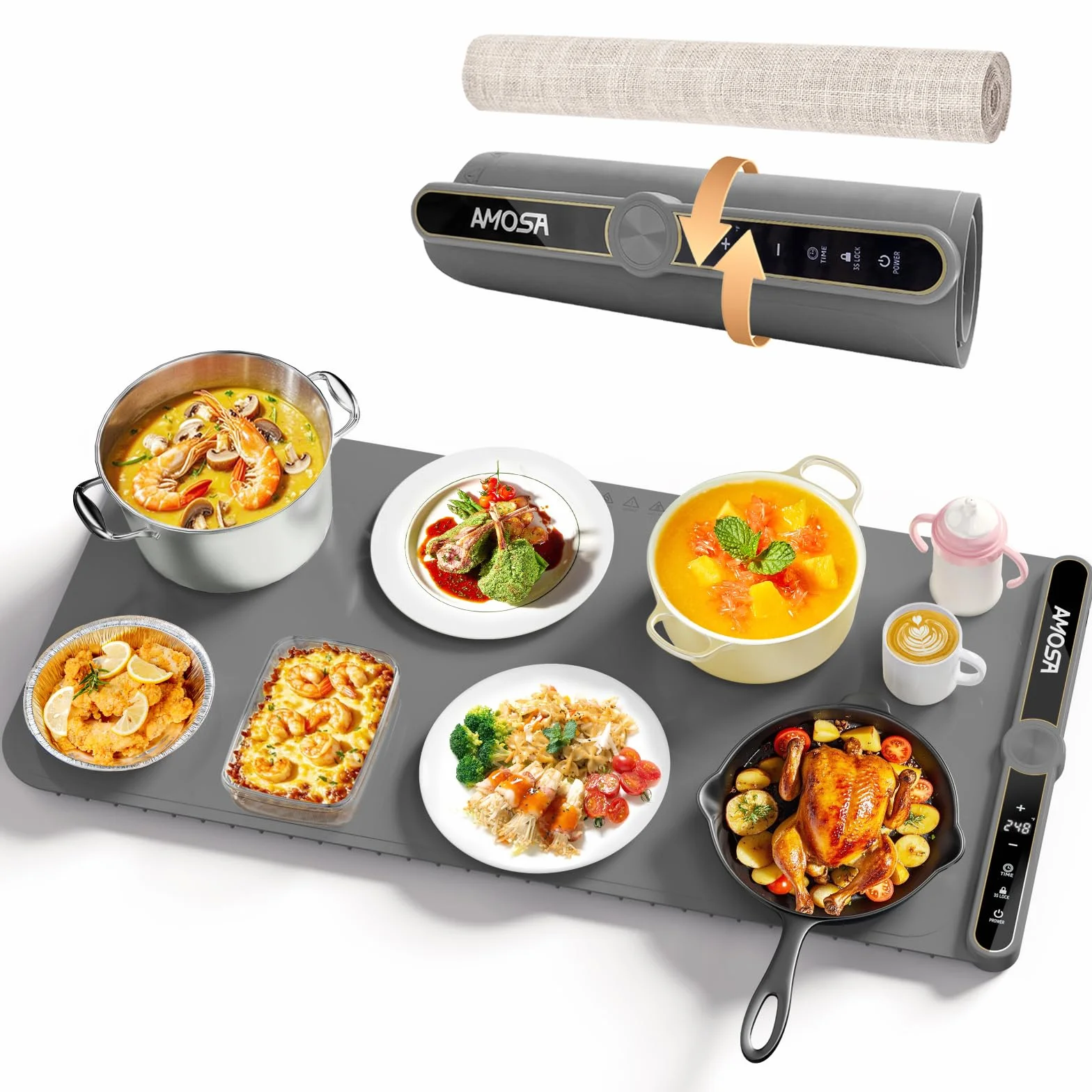 AMOSA Food Warming elektryczna płyta grzewcza