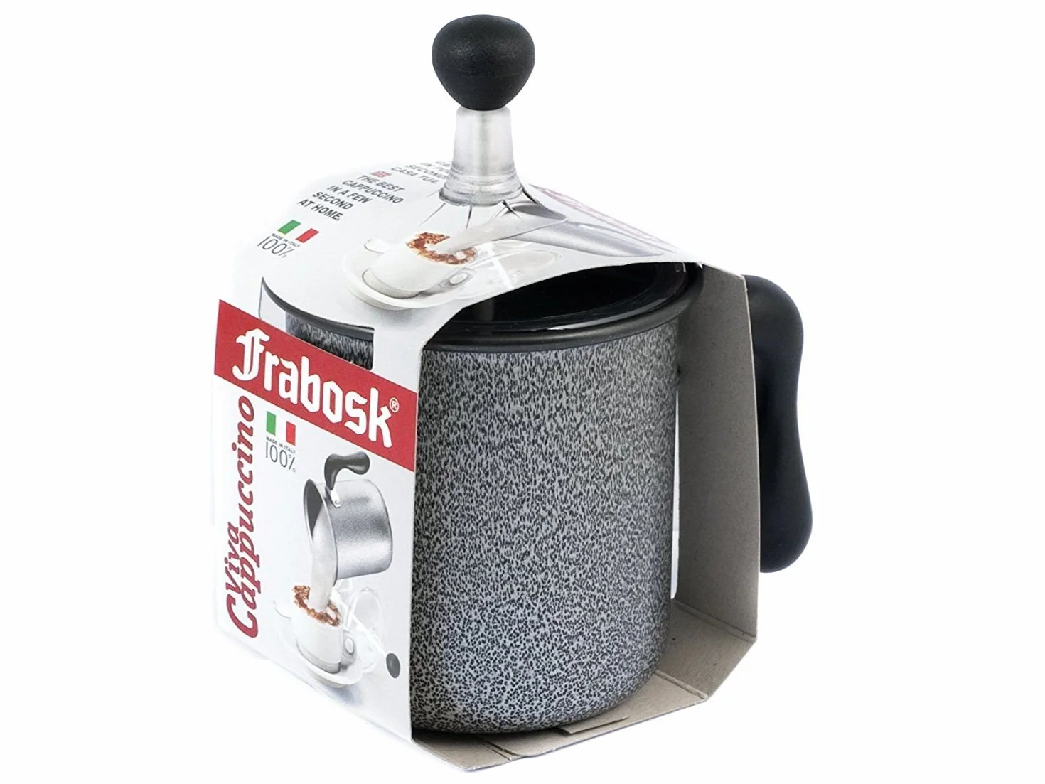 Frabosk Viva Cappuccino kremowe stal szary czarny
