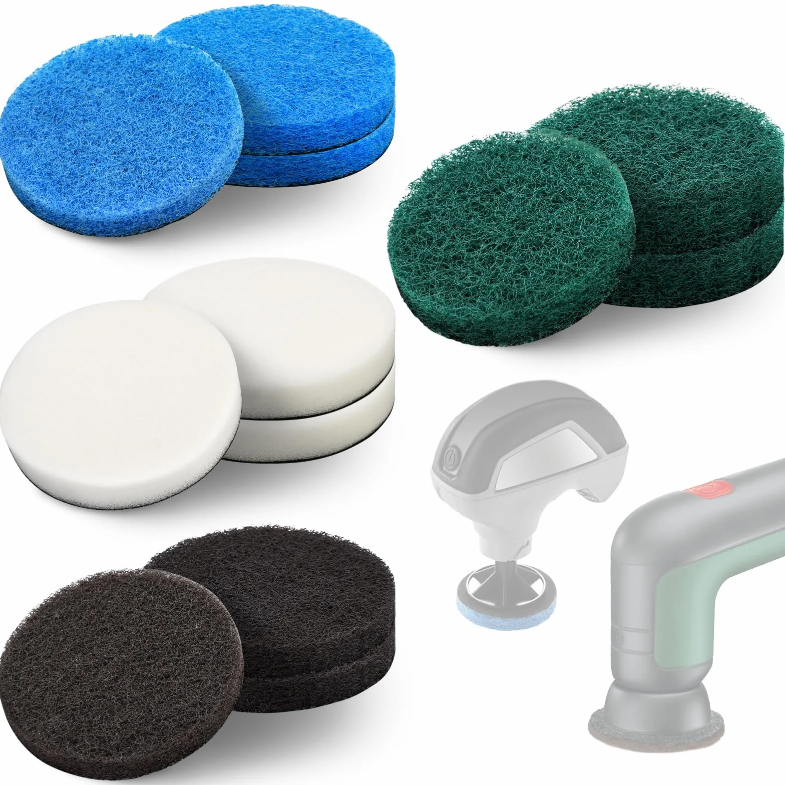 Bosch uniwersalna nasadka na szczotkę 12 bezprzewodowych podkładek do czyszczenia Mellbree 3 Performance Pads