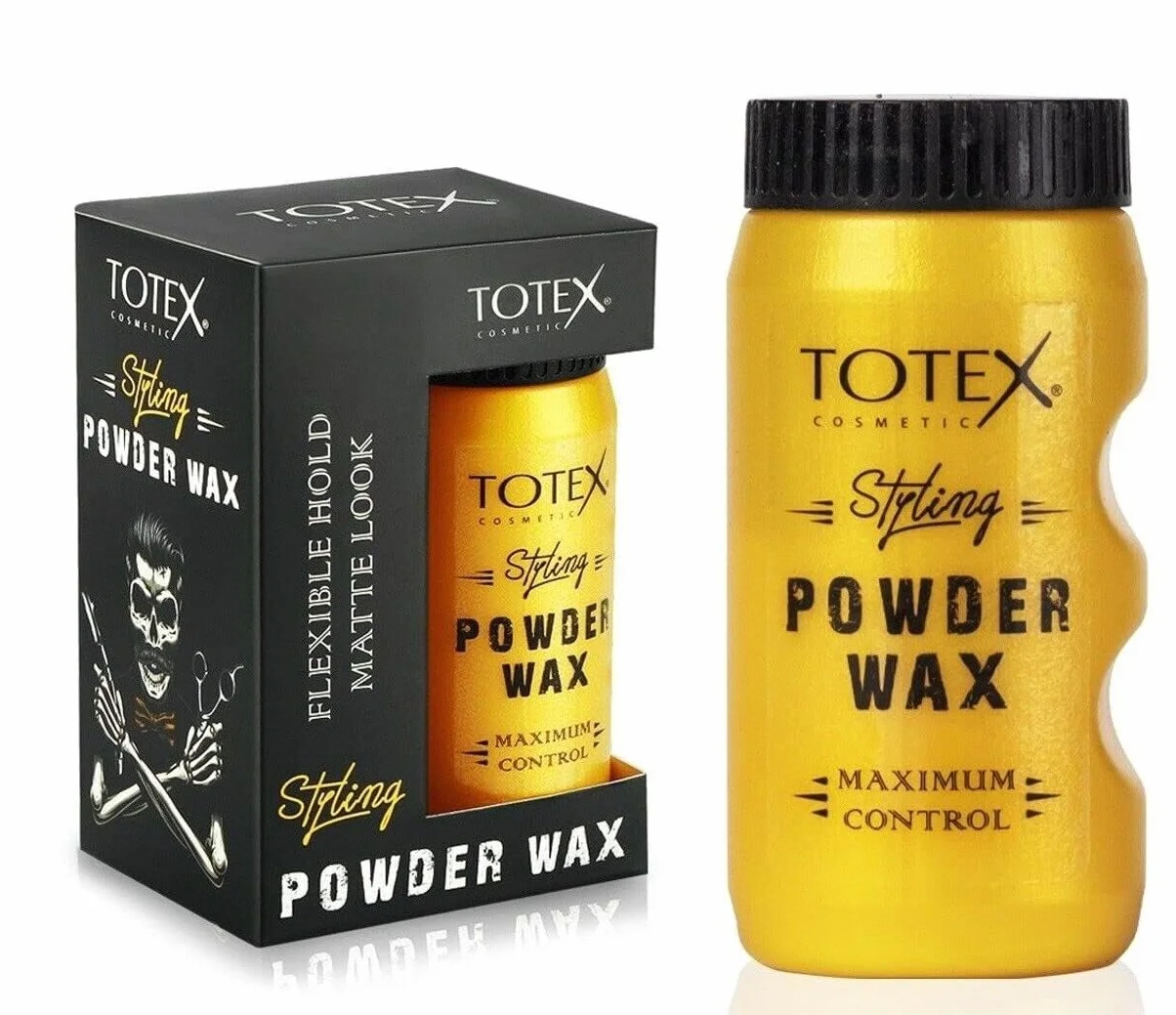 Totex Powder Wax 20 g | Mattifying Volume Hair Styling wosk w proszku | matowy wosk puder do stylizacji włosów | puder do stylizacji włosów