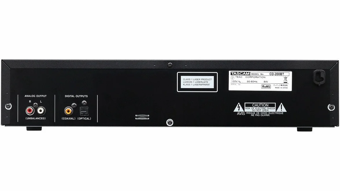 Tascam CD-200Bt odtwarzacz CD z odbiornikiem Bluetooth, czarny