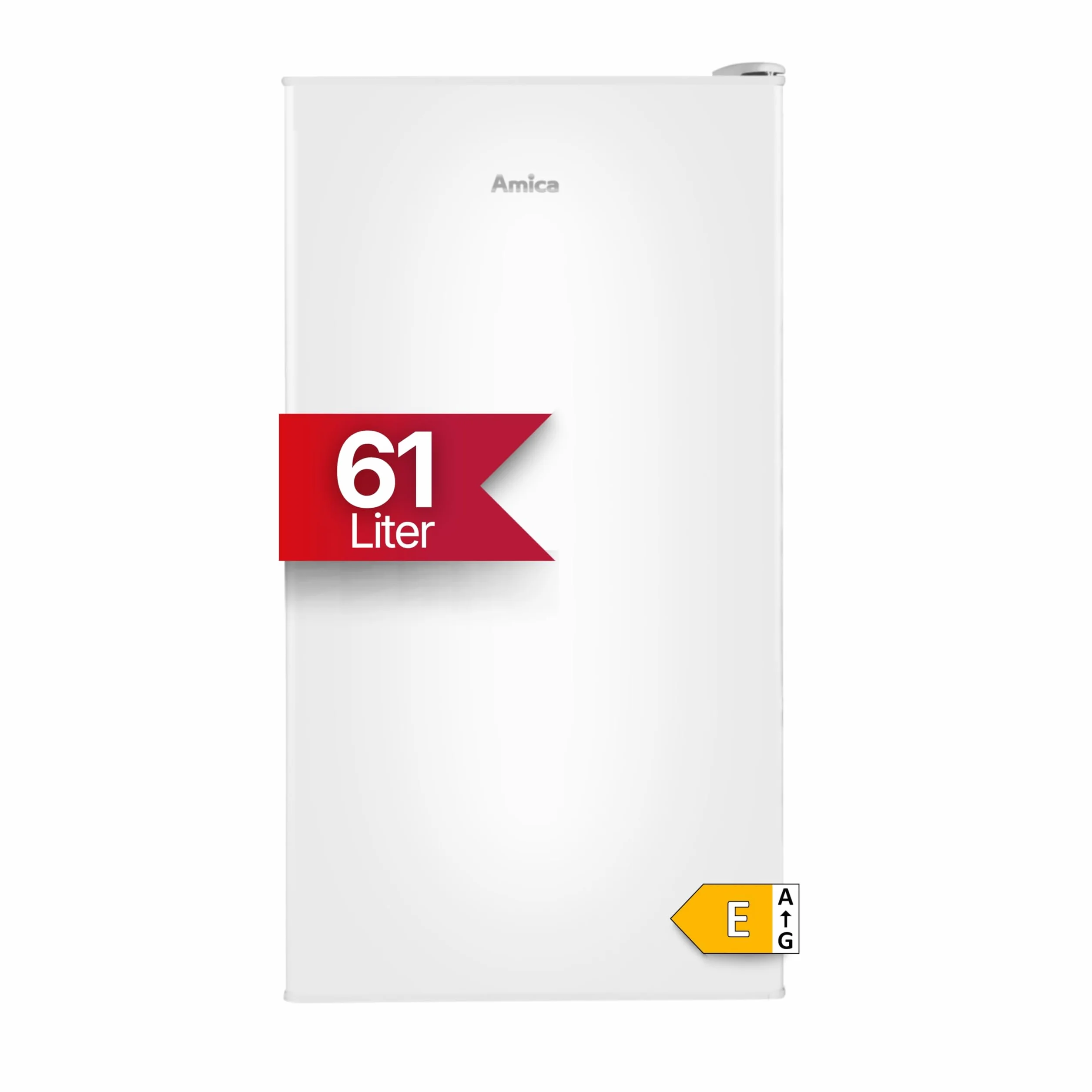Amica VKS 351 lodówka pełnokomorowa 116 W biała 85x45x41 cm 61 l stojąca