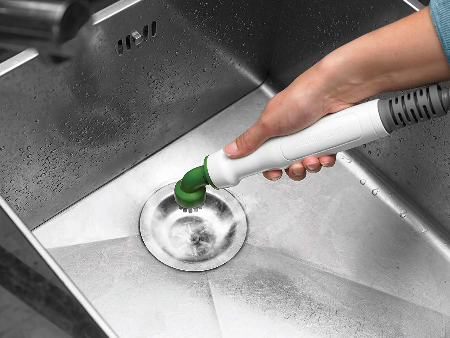 BLACK+DECKER, Mop parowy o mocy 1300 W, 9w1 z rękawicą parową, FSMH1351SM