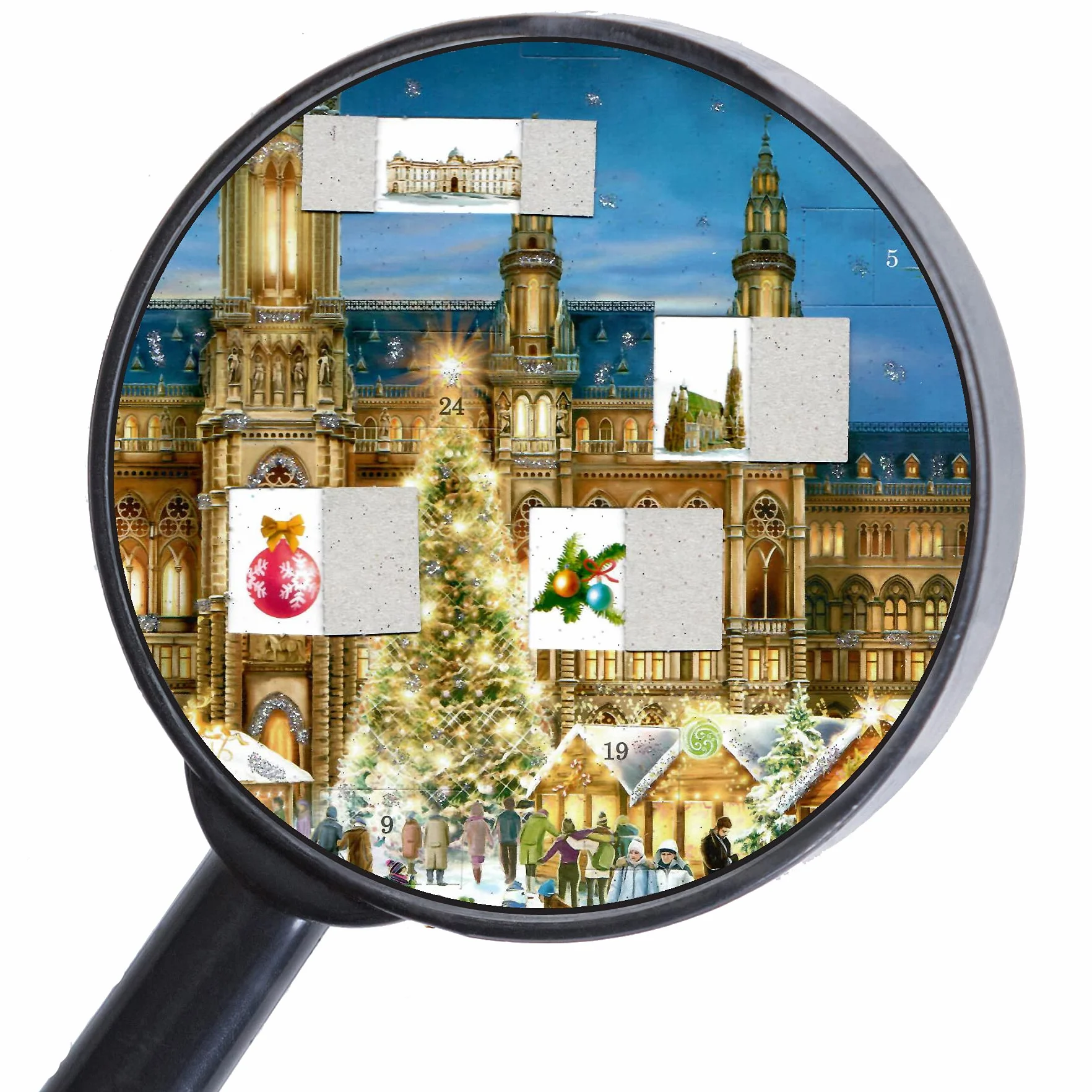 Adventskalender Rathaus Wien Papier-Adventskalender