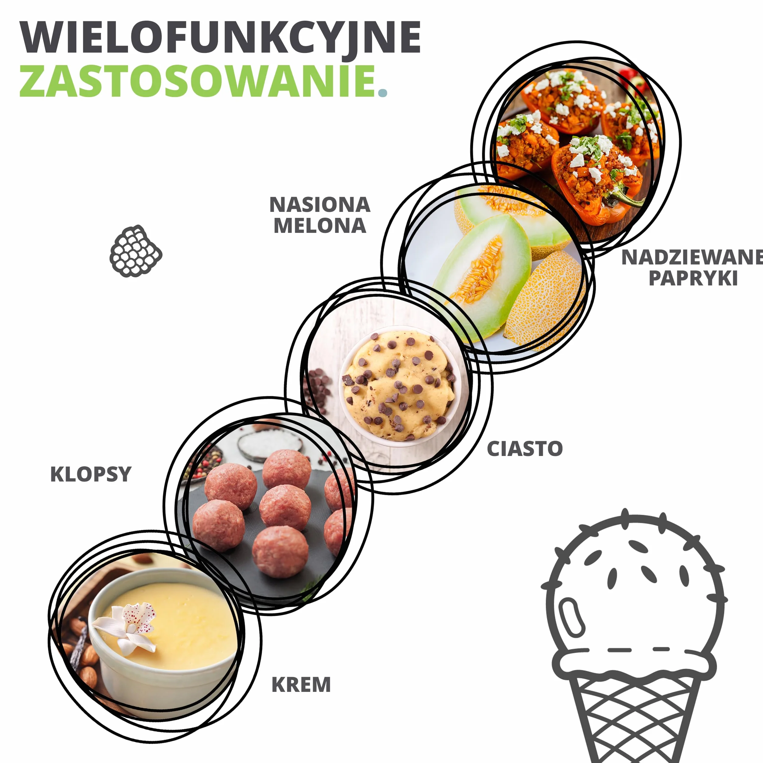 Gałkownica do Lodów ze Stali Nierdzewnej – Ergonomiczny Uchwyt