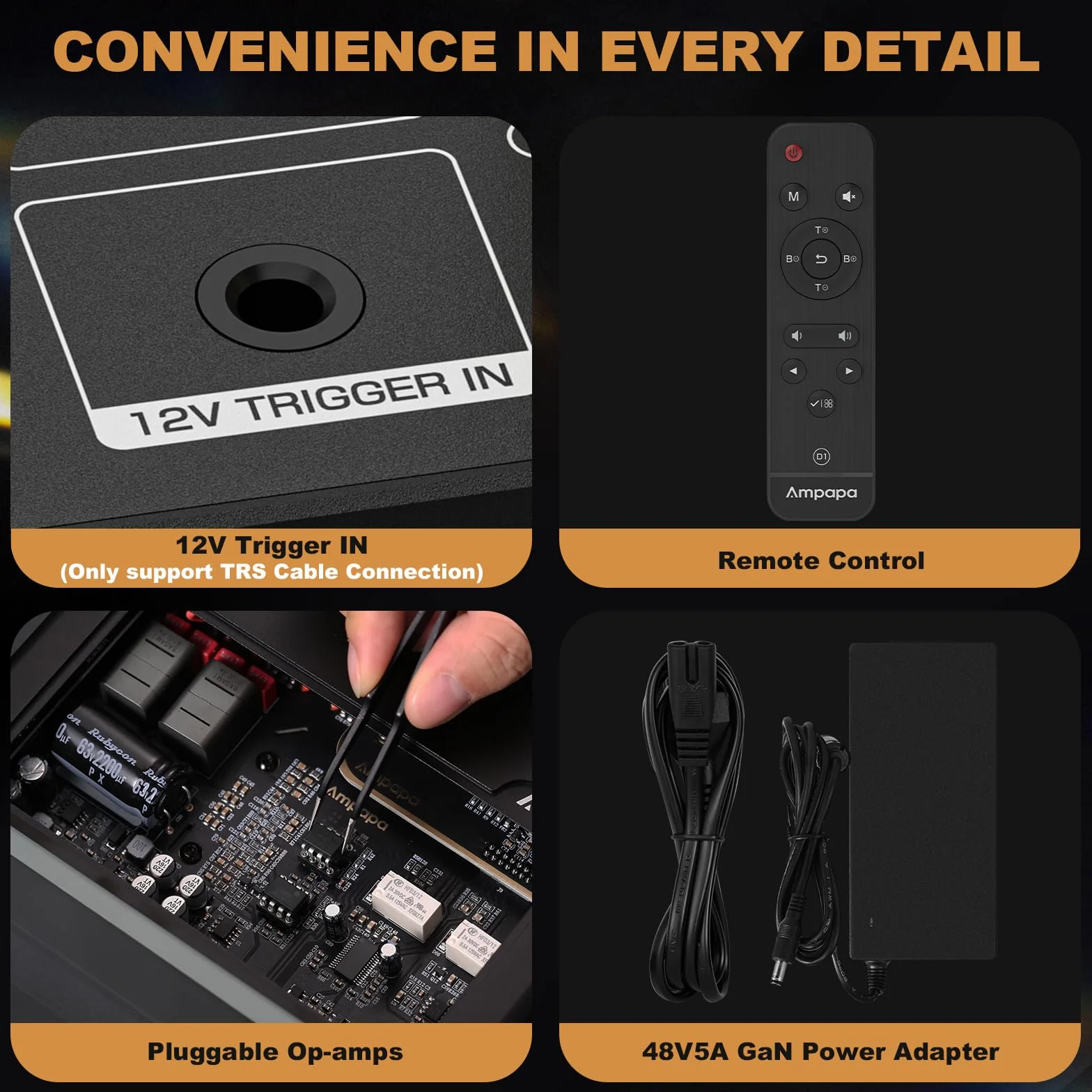 2-kanałowy wzmacniacz Bluetooth: Wzmacniacz stereo HiFi 300 W x2 z BT 5.2 | HPF | Cyfrowy miernik VU | Wyjście SUB | Zrównoważone wejście TRS | Sterowanie tonem i pilot do głośników półkowych