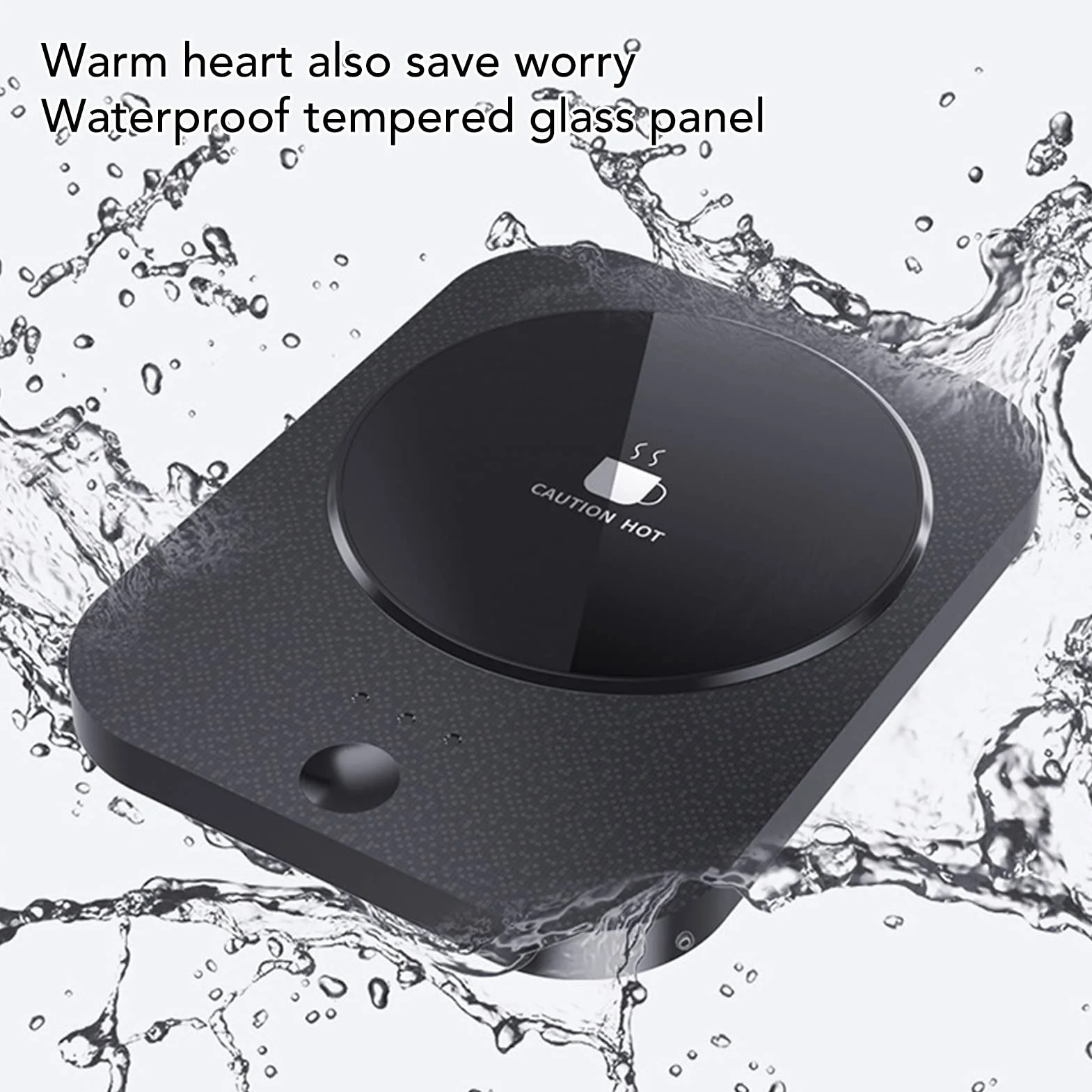 Podgrzewacz do Kawy USB 15W Czarny, Kontrola Temperatury, Automatyczne Wyłączenie, Wodoodporny
