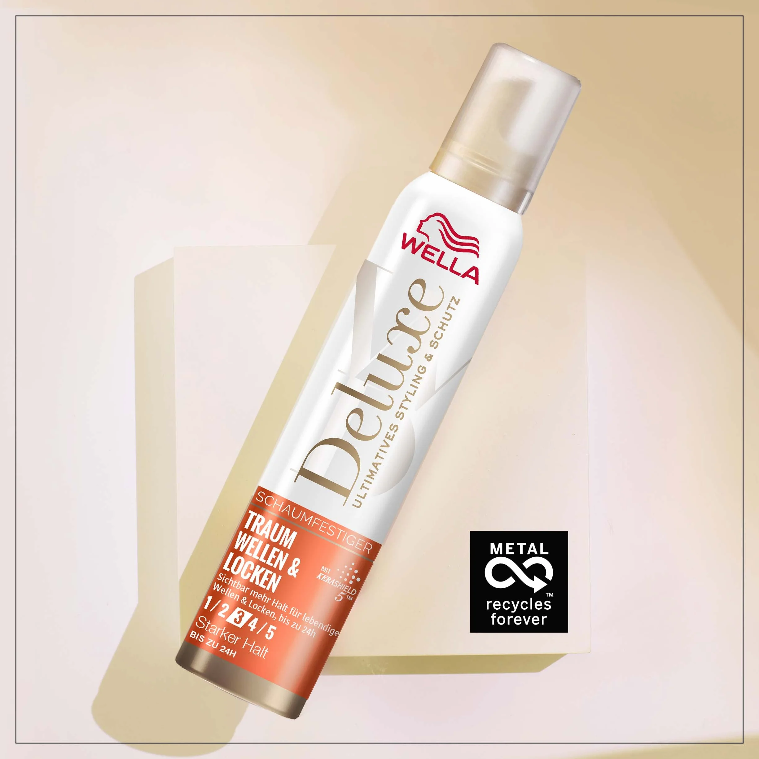 Wella Deluxe Dream pianka do włosów z keratyną 200 ml