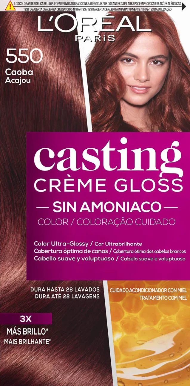L’Oréal Paris Casting Crème Gloss Farba do Włosów 550 Mahoń 180 ml