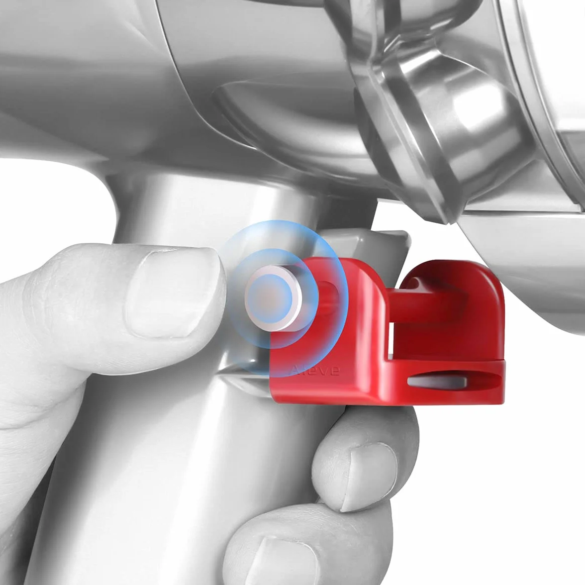 AIEVE uchwyt przełącznika do uchwytu, przełącznik, przycisk startowy, akcesoria kompatybilne z odkurzaczem Dyson V15 V11 V10, nie nadaje się do V11 Outsize (należy zamocować przycisk podczas odkurzania)