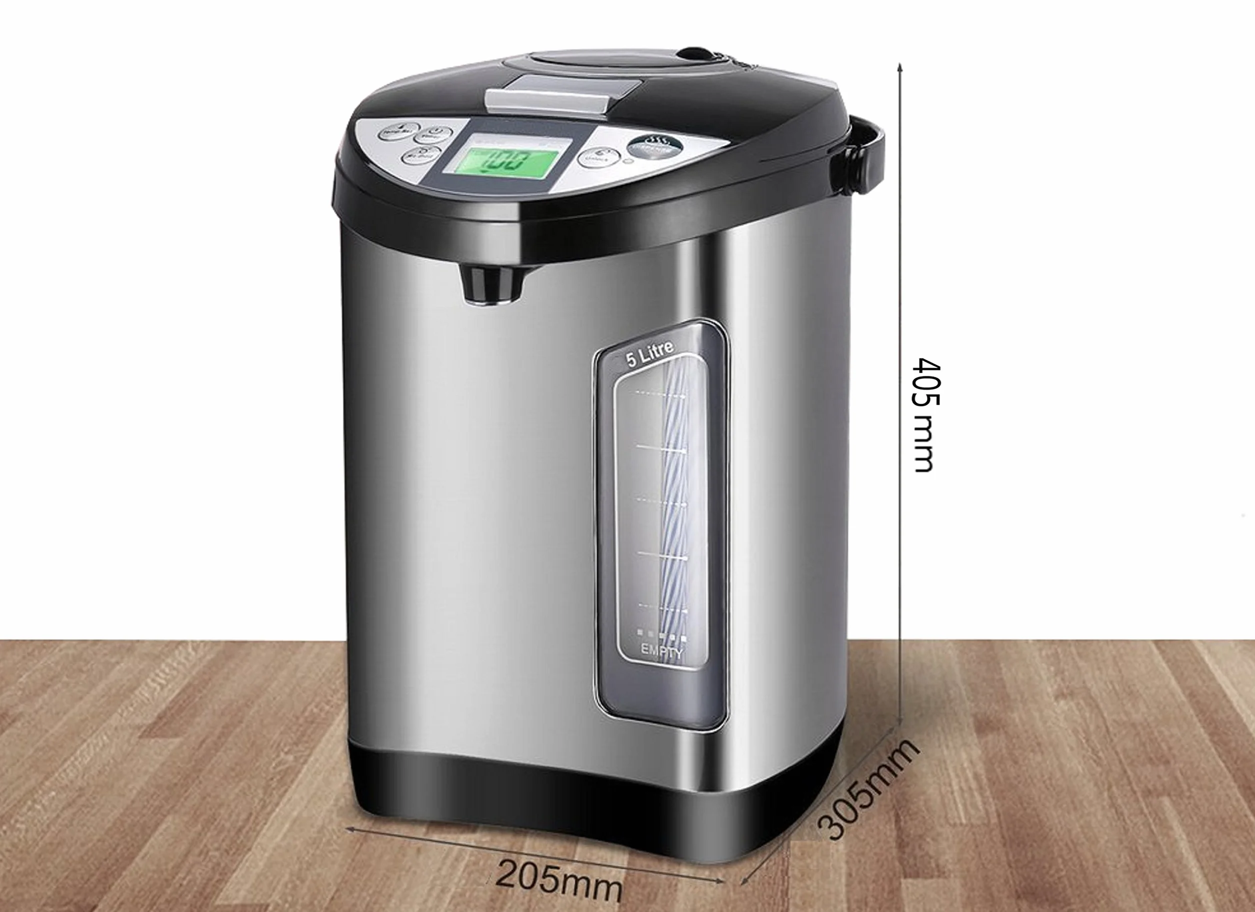 Thermopot 5 litrów dozownik wody ze stali nierdzewnej czajnik elektryczny do grzanego wina