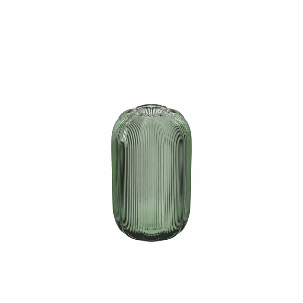 Villeroy & Boch Fleur Vert wazon 28 cm z ręcznie dmuchanego szkła zielony