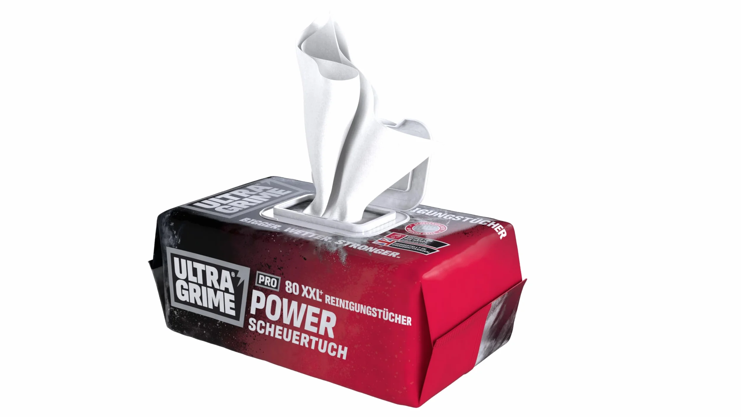 UltraGrime Pro Power Scrub Cleaning Wipes 80 sztuk 38 cm x 25 cm